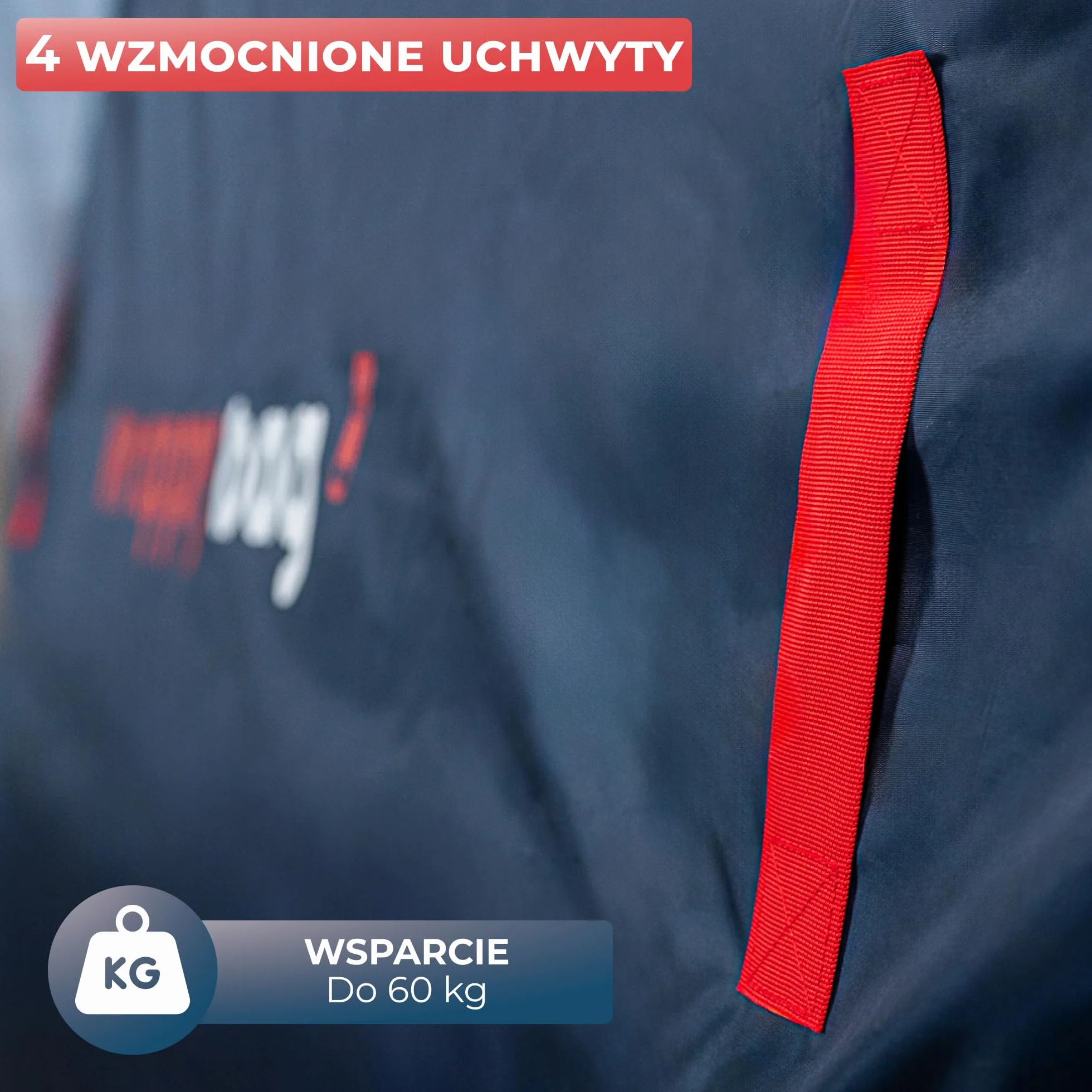 Pokrowiec Ochronny na Materac z Poliestru Oxford 70x140 cm z 4 Uchwytami Transportowymi