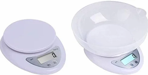 Elektroniczne Wagi Kuchenne Elektroniczne Wagi Dokładność 1000 g/0,1 g z tacą Podświetlany wyświetlacz LCD i funkcja tary (kolor: 1000 g/0,1 g, rozmiar: 160 x 125 x 35 mm)