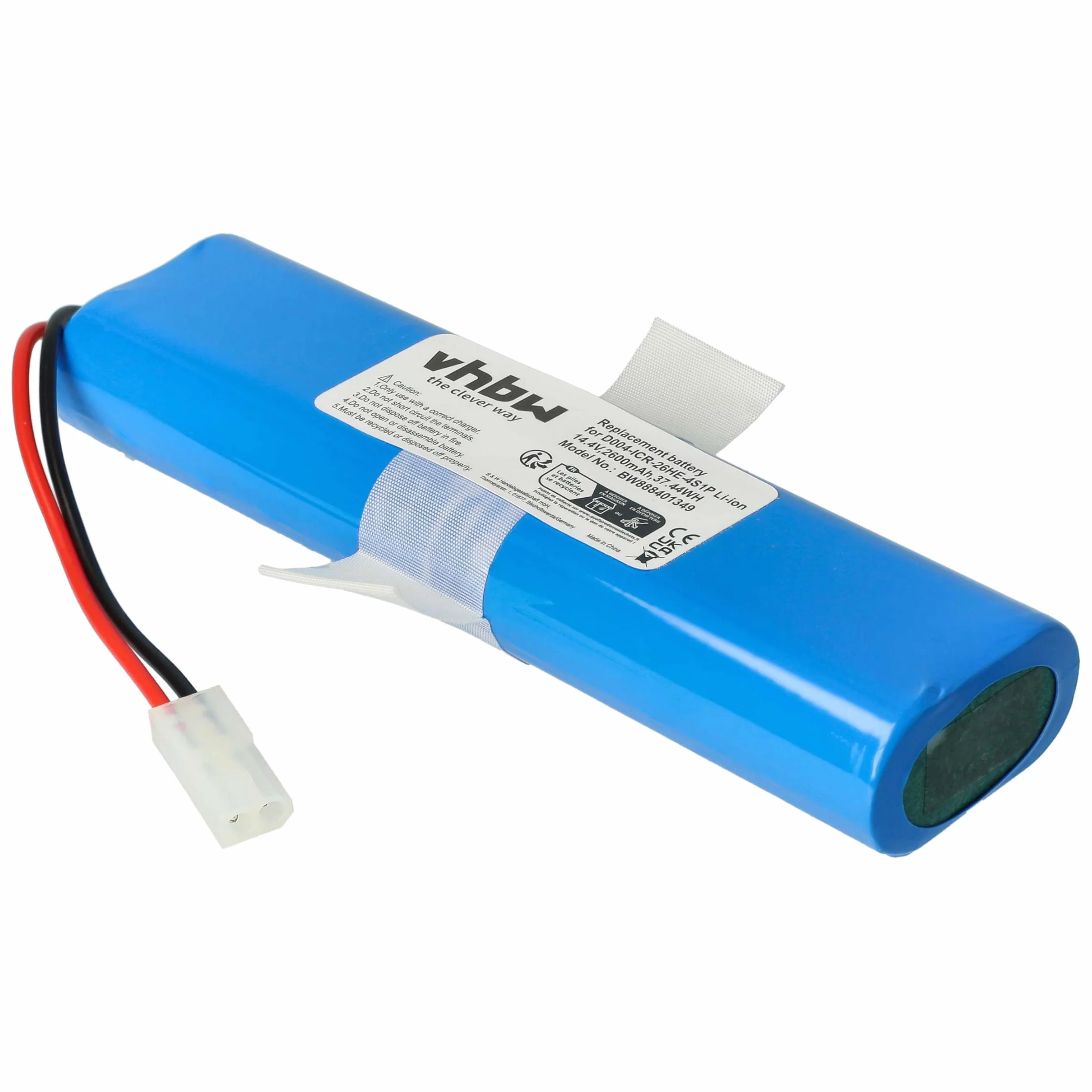 vhbw Akumulator do odkurzacza Rowenta X-plorer Series 75, 75S+, 75S, 95, 2600 mAh, 14,4 V, Li-ion