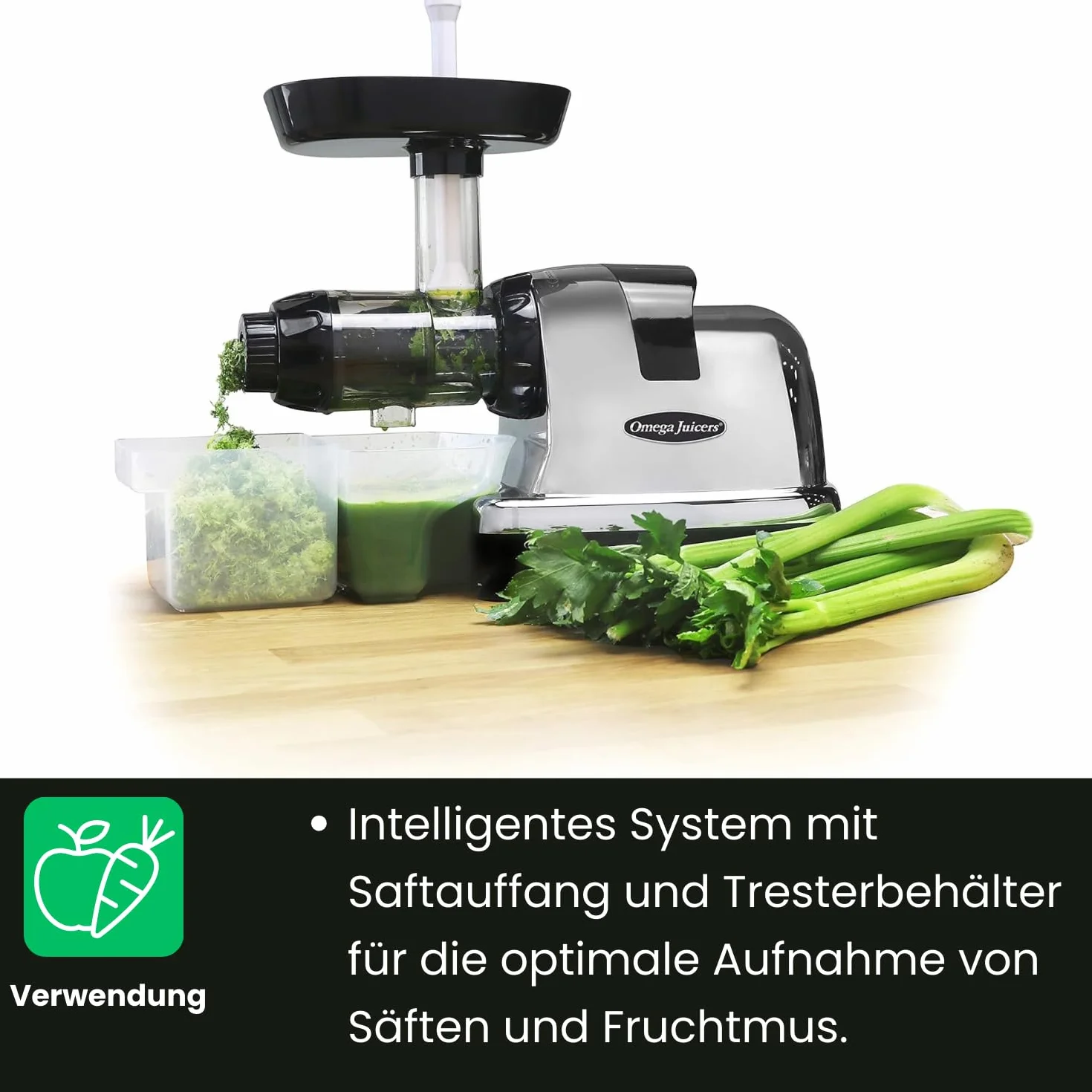 Omega Juicers 8228 sokowirówka pozioma
