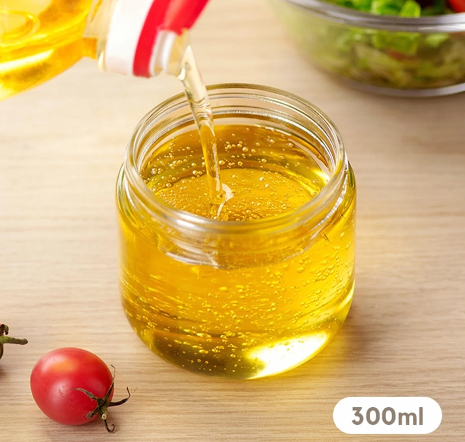 Dozownik do Oleju Kuchennego Rozpylacz Oleju Do Użytku Domowego, Szczelny, Przygotowywania Sałatek, Pieczenia, Smażenia, Grillowania Dozownik Octu i Oleju(Yellow)