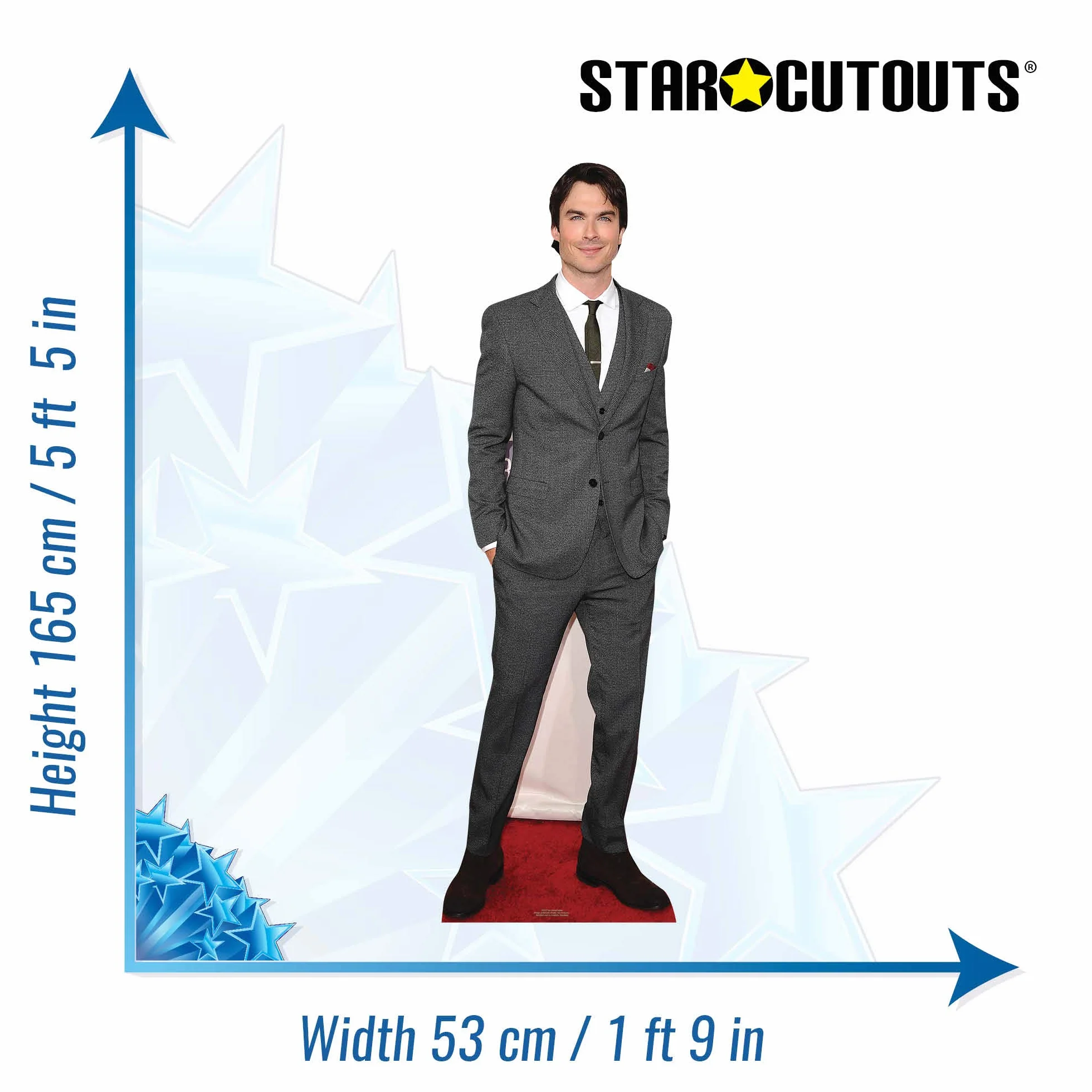 Star Cutouts stojak kartonowy Ian Somerhalder