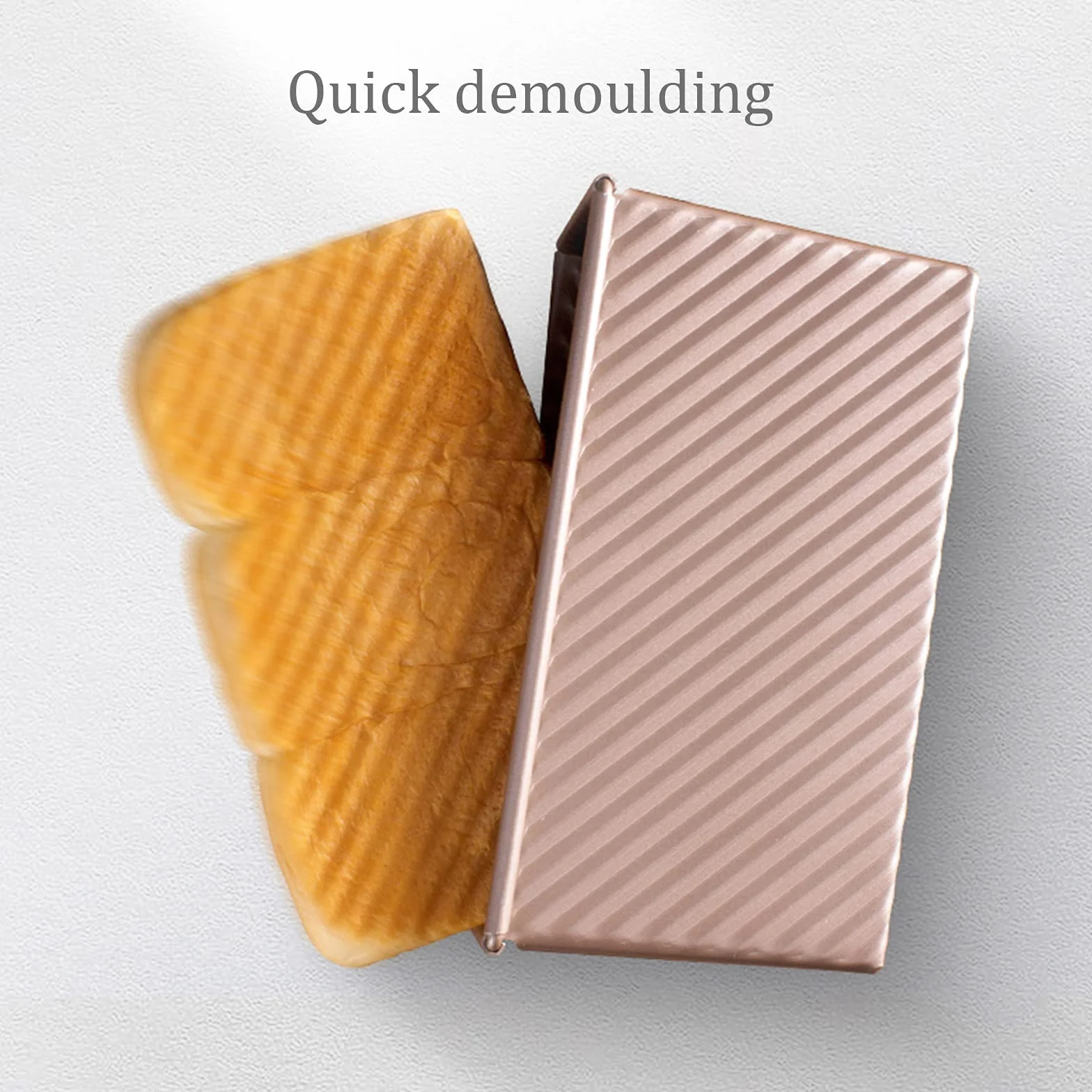 Naczynia kuchenne Patelnia z powłoką nieprzywierającą z pokrywką Chleb Forma do ciasta tostowego Stop aluminium Pieczenie Dla domu Pieczenie w kuchni Idealny zestaw do pieczenia Prezent Dla miłośnik