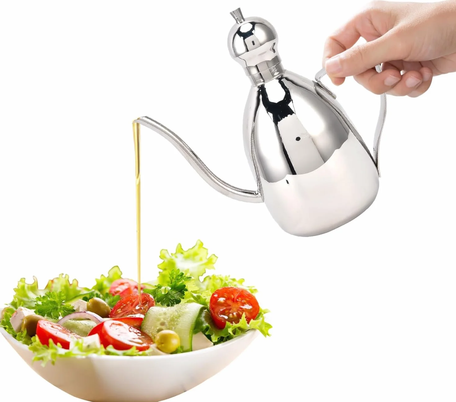 Butelka oleju ze stali nierdzewnej 250 ml dozownik sosu dzbanek do herbaty