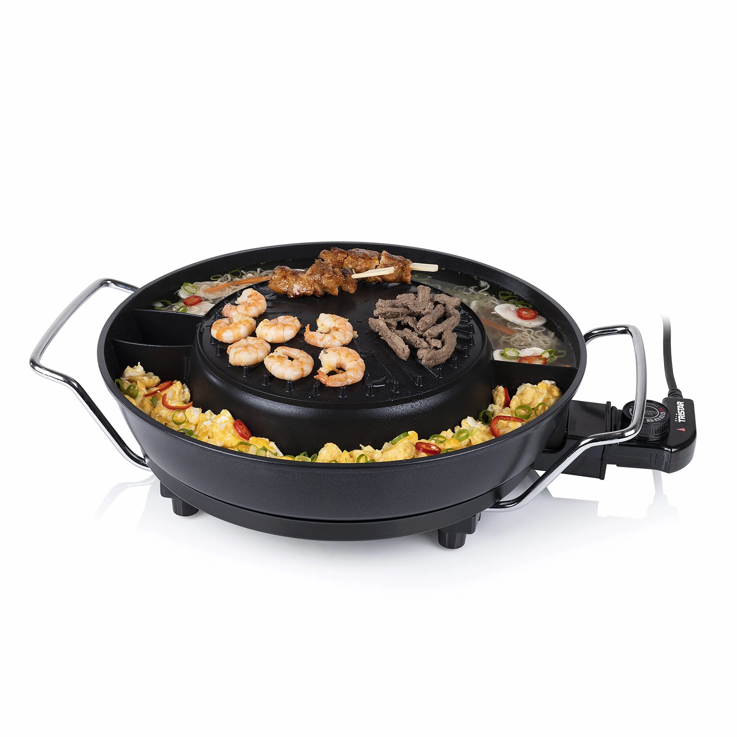 Tristar Sda Koreański Grill Hot Pot, Czarny, 49,5 X 40 X 14,5 Cm
