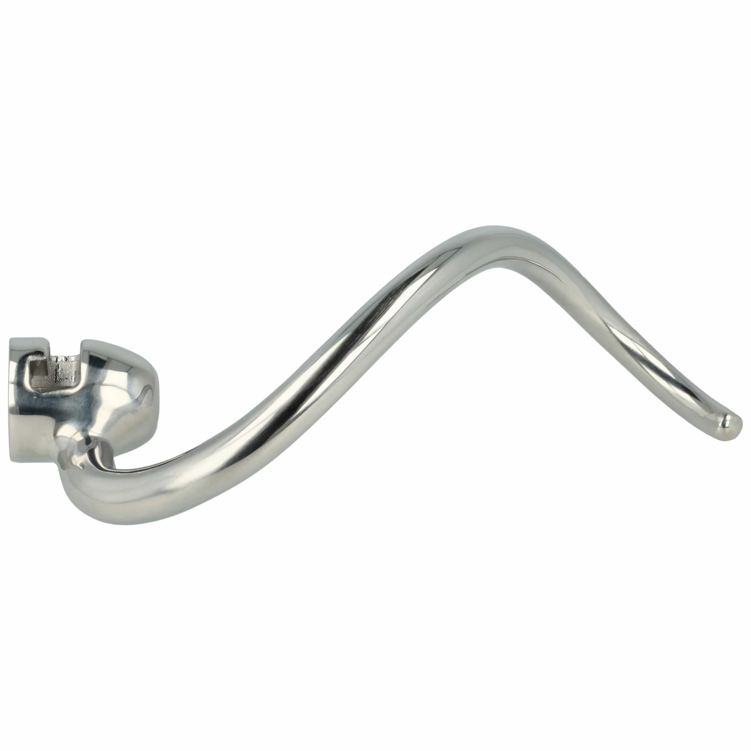 vhbw Zamienny hak do ugniatania do KitchenAid 5K7SDH do robota kuchennego, łopata, 18 x 6 cm, stal nierdzewna, srebrny