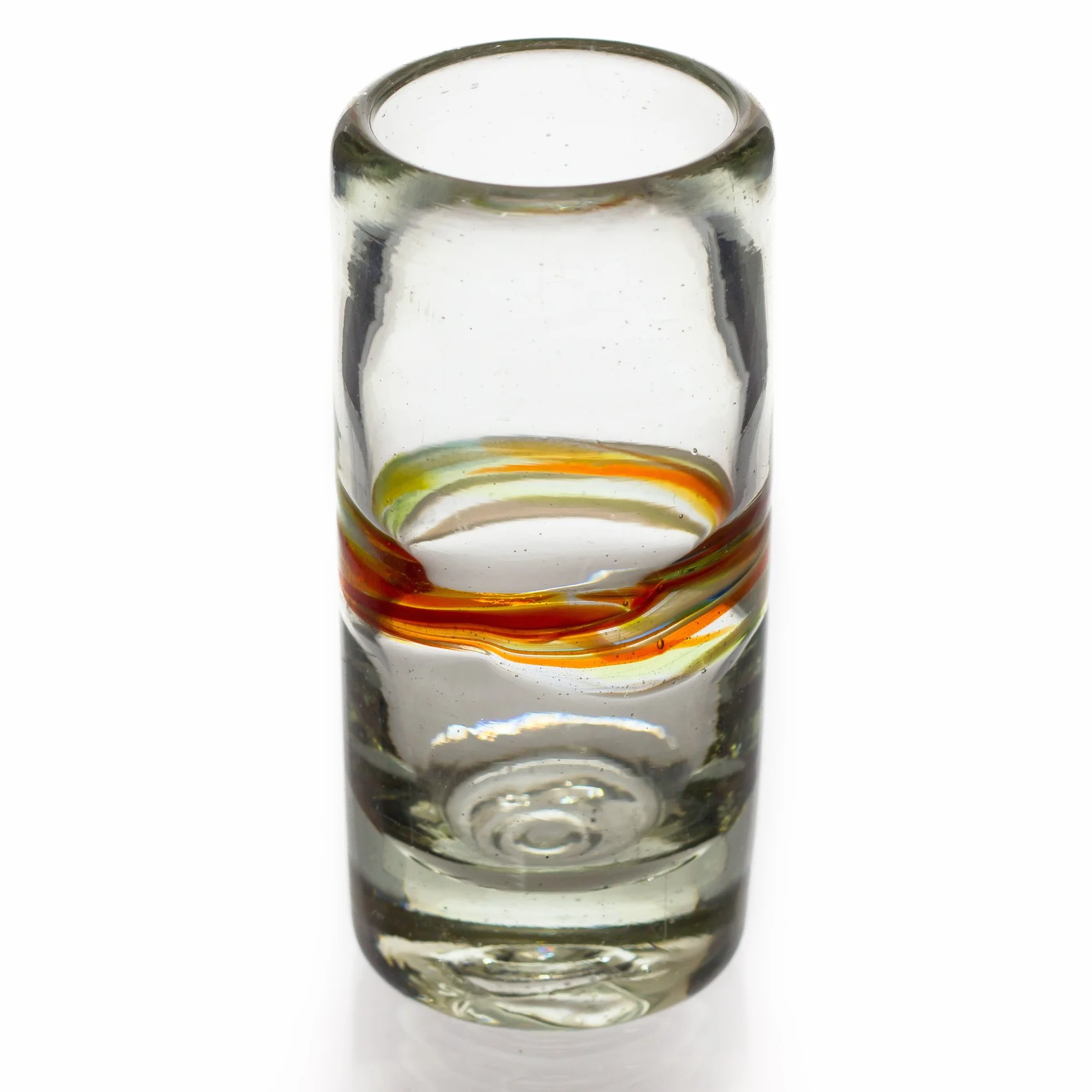Tumia LAC Szkło do szotów lub tequili, zestaw 6 sztuk, ręcznie dmuchane ze szkła pochodzącego z recyklingu - sprawiedliwy handel i ręcznie wykonane w Meksyku