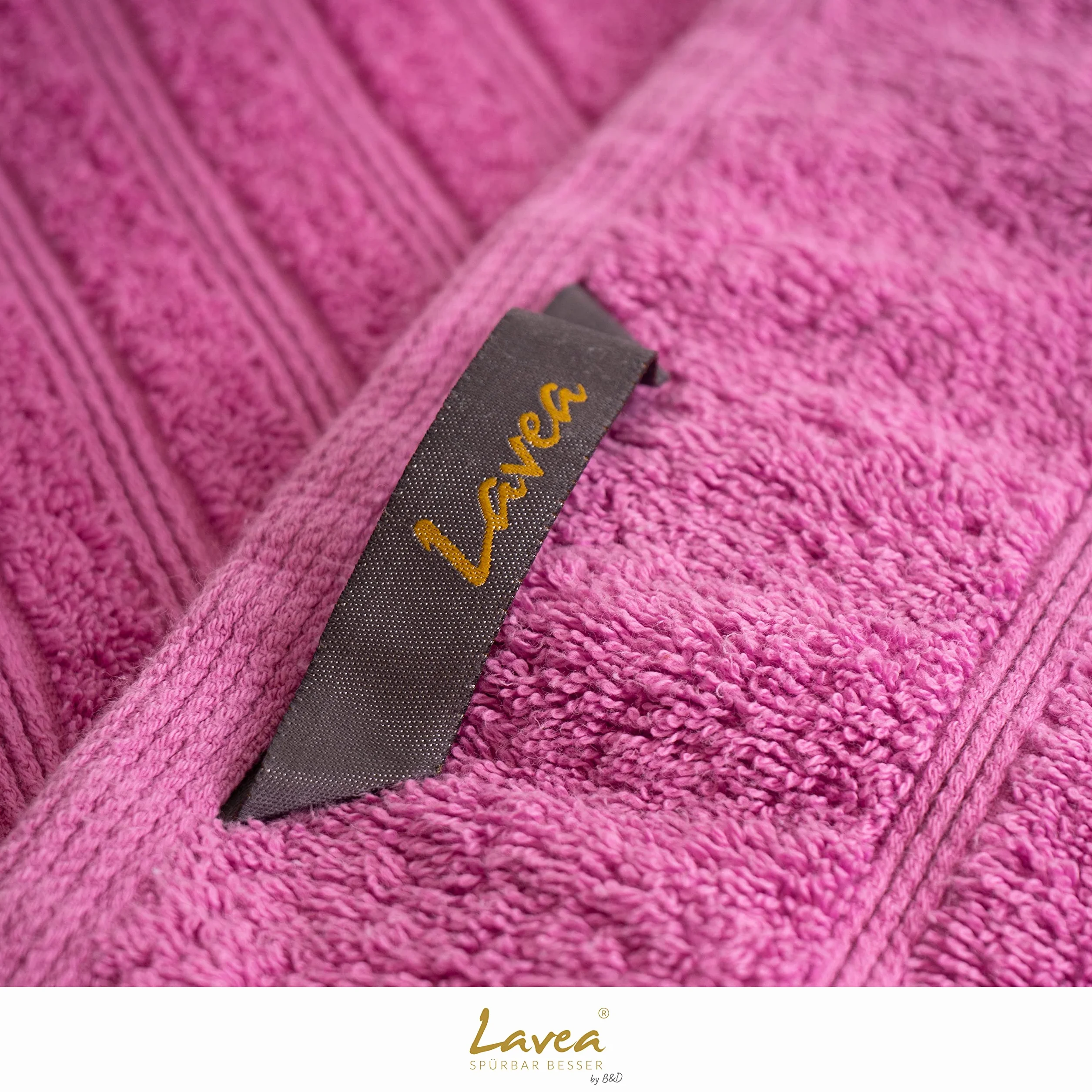 Lavea® 1 Ręcznik kąpielowy 100x150 cm z frotte ze 100% bawełny organicznej, miękki i chłonny, do domu, hotelu i spa – idealny również jako ręcznik do sauny – Lodowy zielony