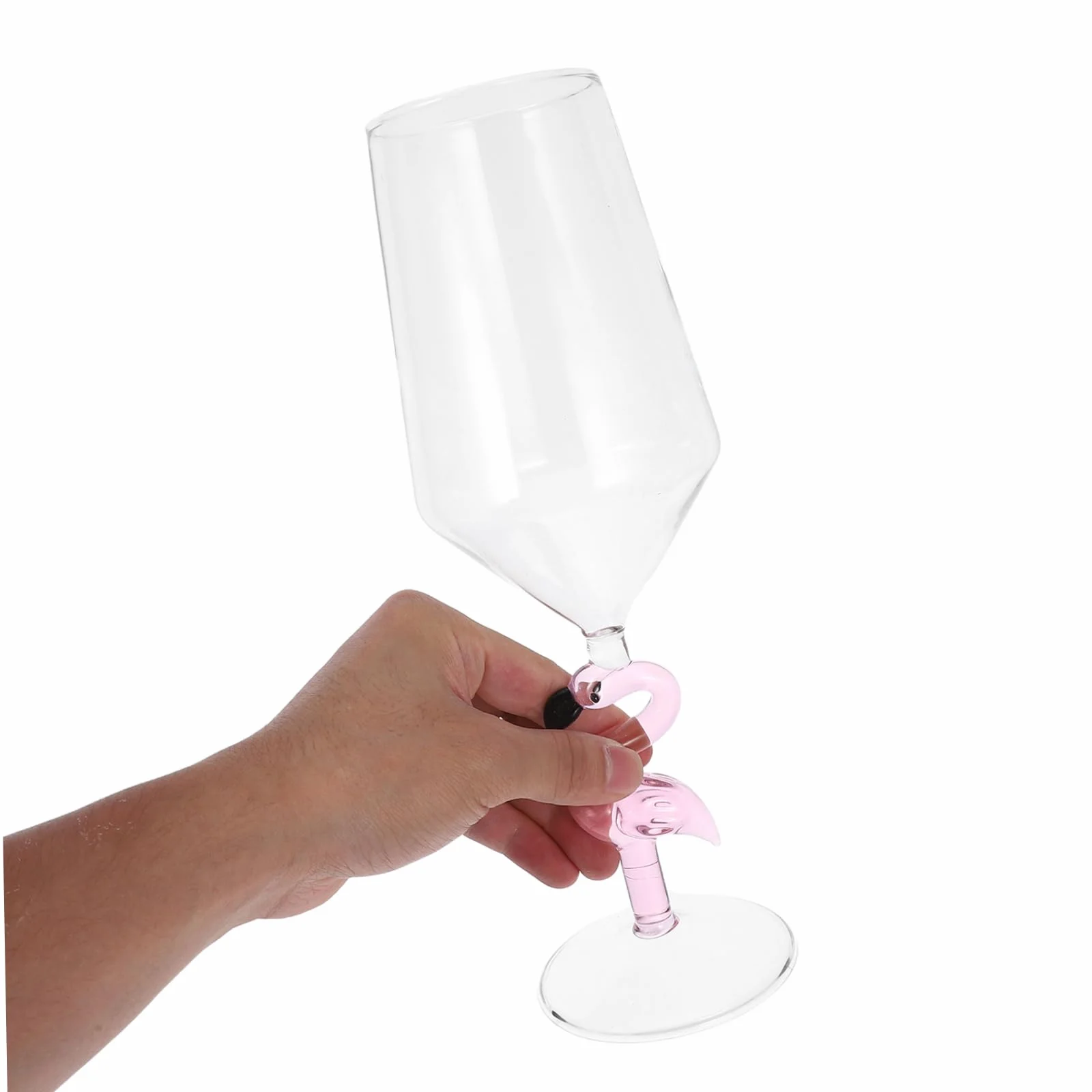 Alipis 500ml Pojedynczy Flamingowy Kieliszek Do Wina Elegancki Pojemnik Na Wino Na Imprezy