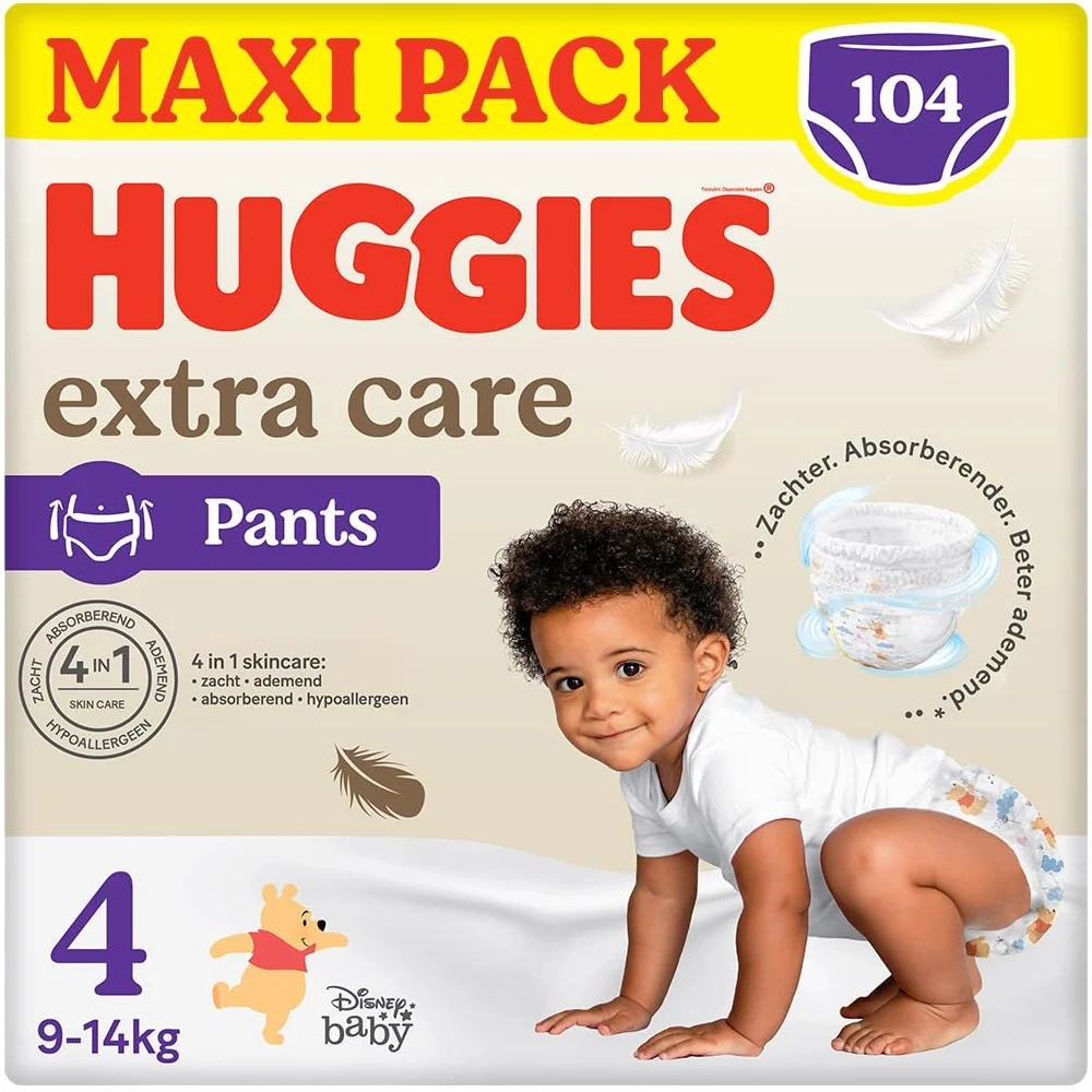 Huggies Extra Care Pieluchy, Rozmiar 4