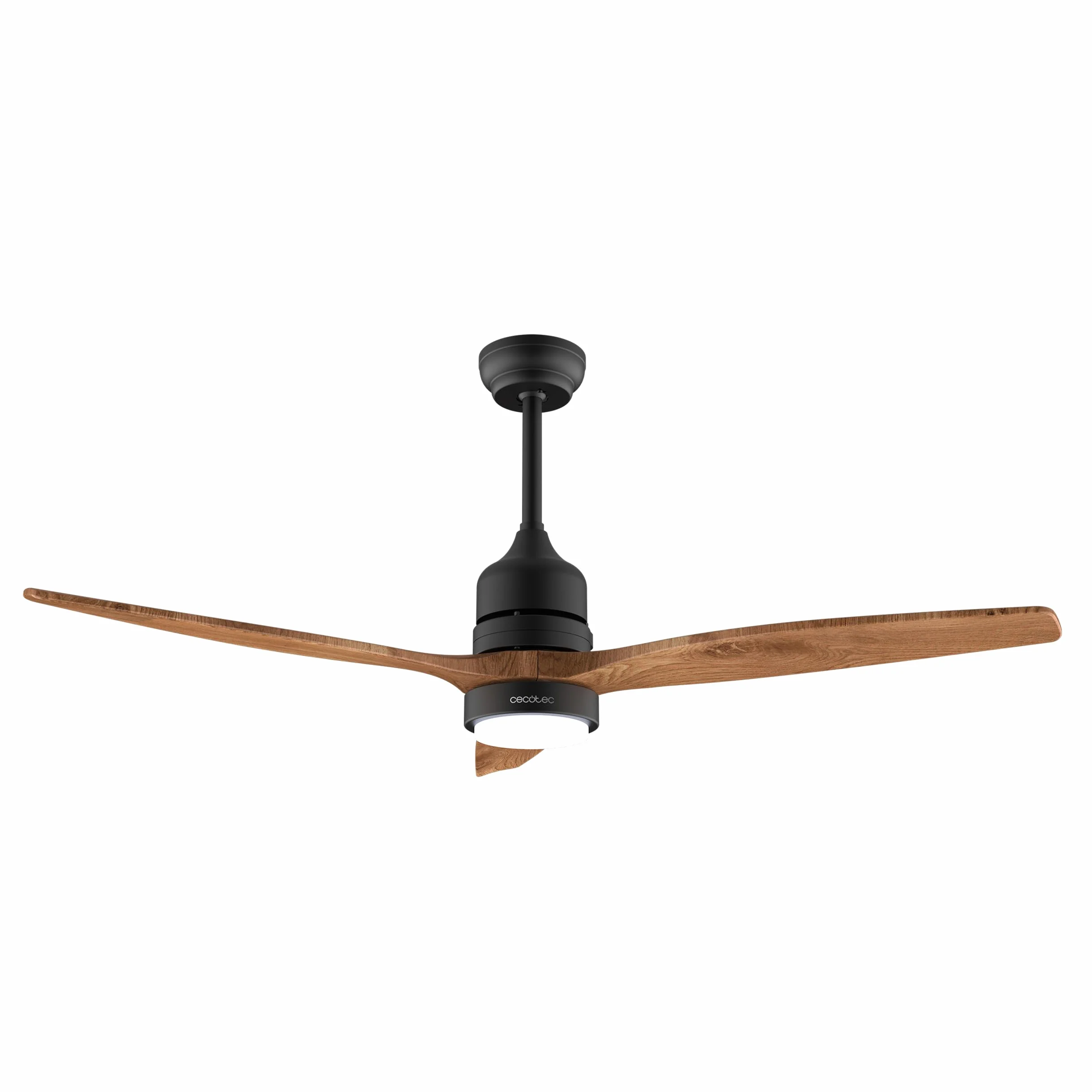 Cecotec - EnergySilence Aero 5275 DarkWood 40 W i 52" wentylator sufitowy, źródło światła, silnik prądu stałego, pilot, oświetlenie LED o podwójnej wysokości, timer, tryb zima-lato