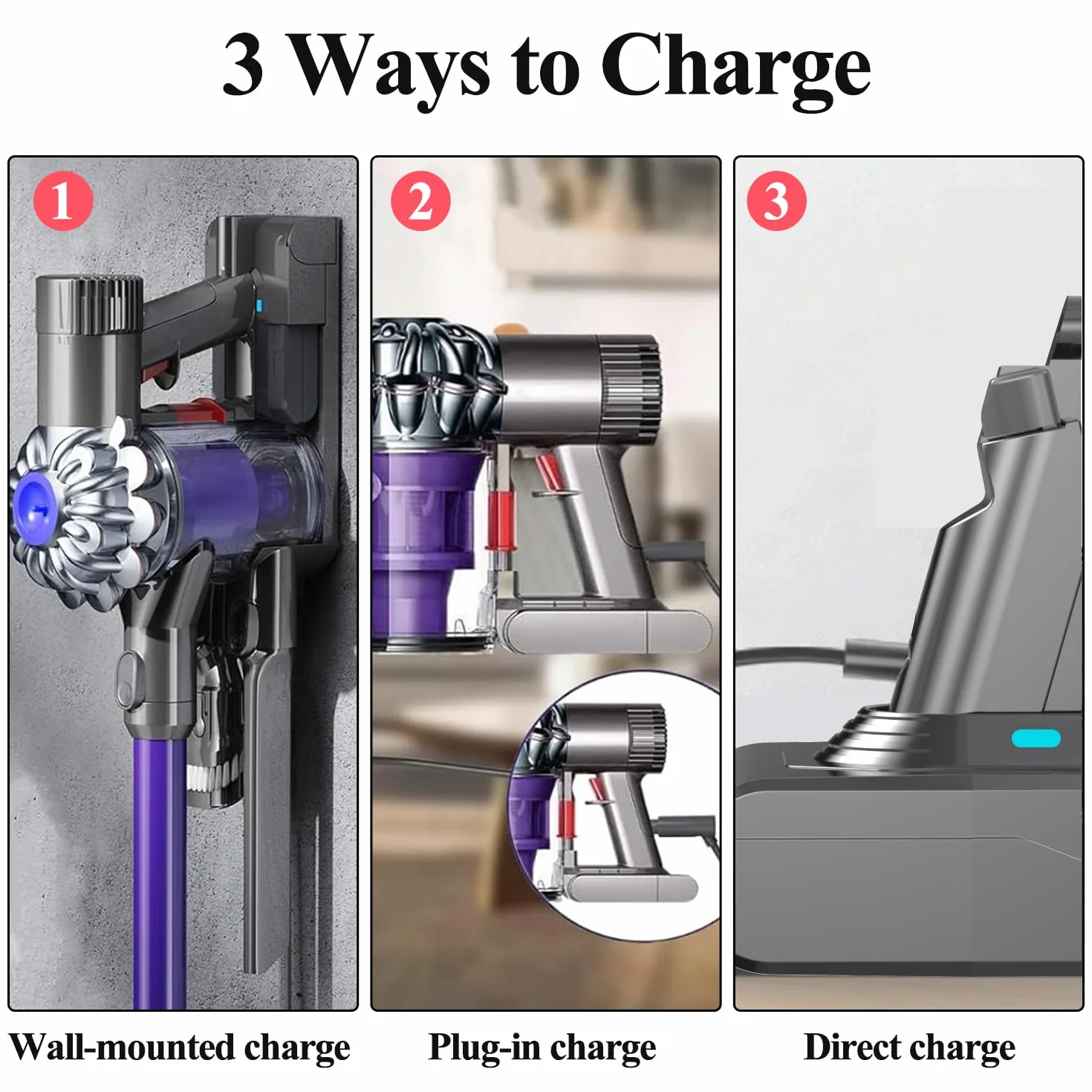 Akumulator zamienny do Dyson V6 kompatybilny z V6 Fluffy Animal Absolute Motorhead Trigger SV03 SV04 SV05 SV06 SV07 SV09 DC58 DC59 DC61 DC62 DC72 DC74 HH08