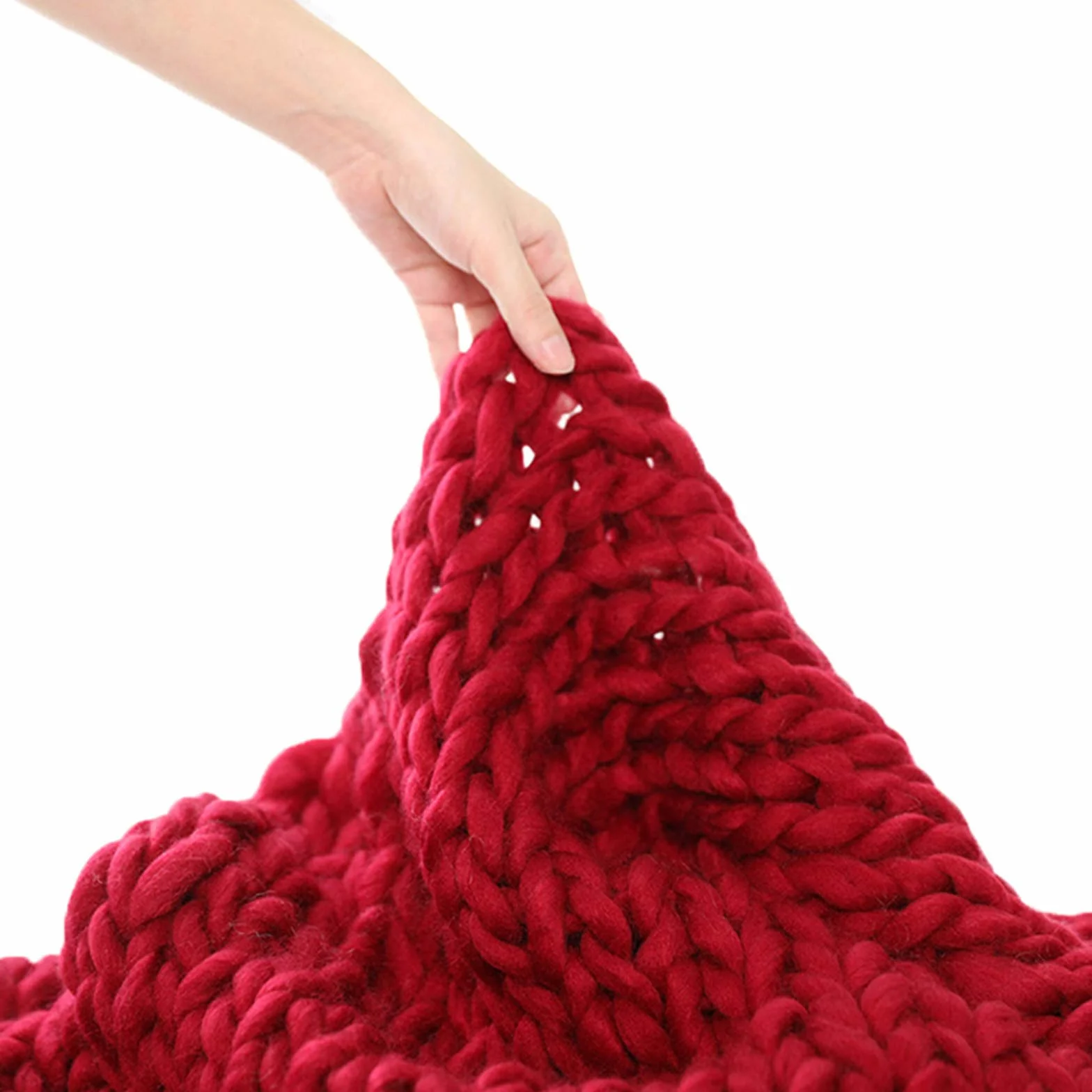 100% bawełna gruby dzianinowy koc narzuta na kanapę poliester pokrowiec koc dzianinowe koce do sypialni - miękki i puszysty