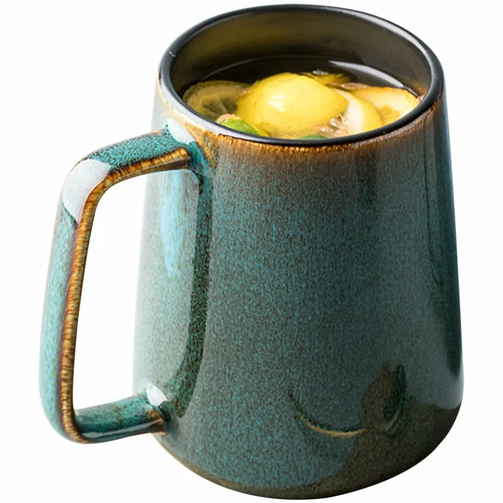 Uchwyt do zupy, miska na zupę, uroczy pomidor z pokrywką i uchwytem, ​​ceramiczny kubek śniadaniowy na płatki zbożowe, kawę, mleko owsiane, owoce, przekąski