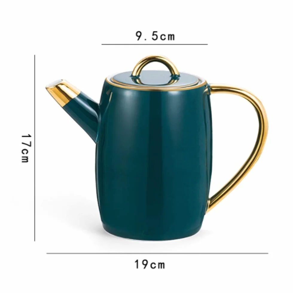XINGYU Zestawy do herbaty 6-częściowa filiżanka i taca do kawy popołudniowa herbata naczynia do picia zestaw do kawy 8 sztuk w stylu nordyckim glazurowana porcelana serwis do kawy i herbaty na imprezę i kolację do domu