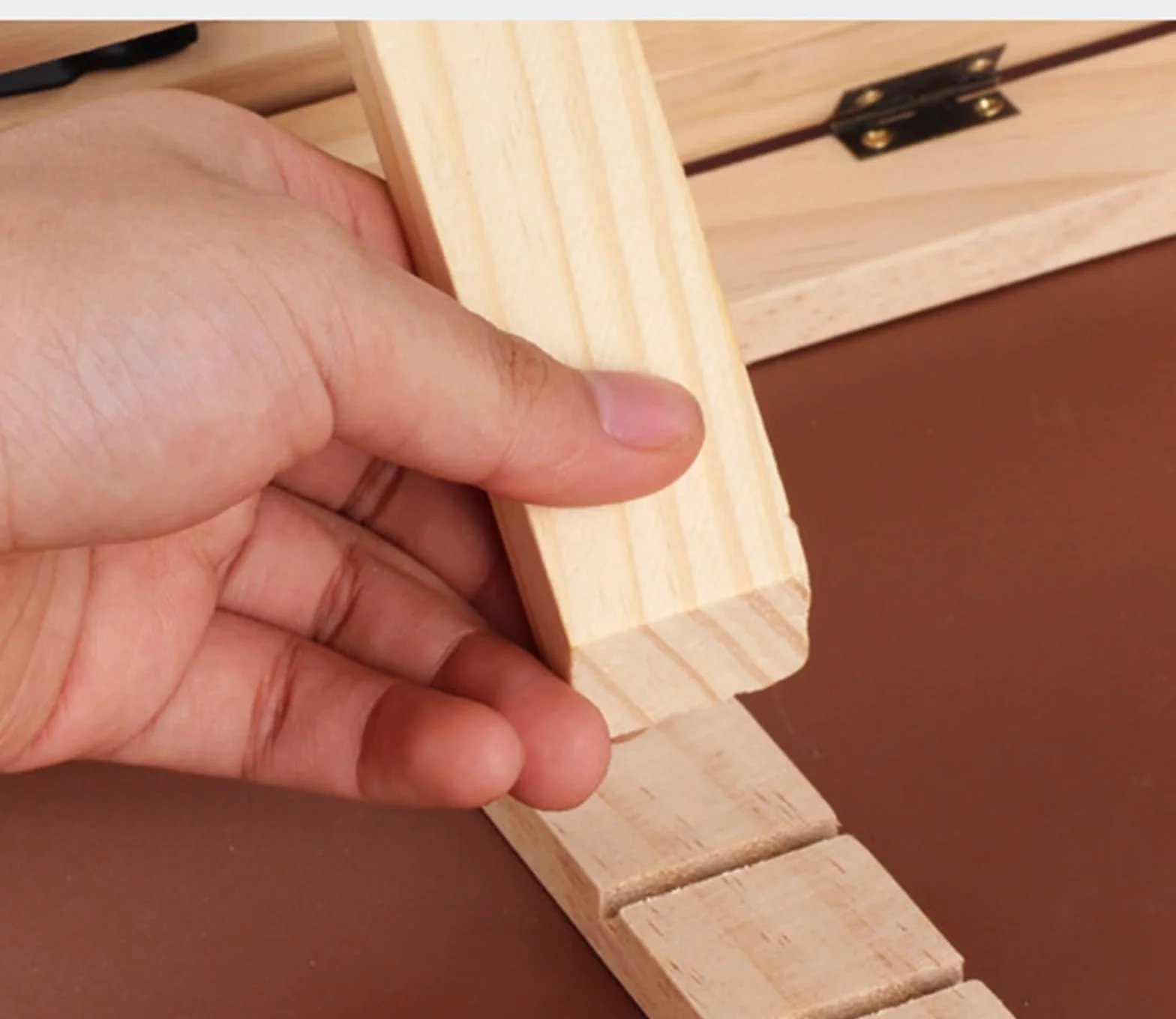 Stojak do Czytania Dekoracja Kuchni Wiejskiej Drewniana Półka Na Książki Z Przepisami Składany Stojak Tablet Podręcznikiem Stojaki na Książki(Wooden page clamp)
