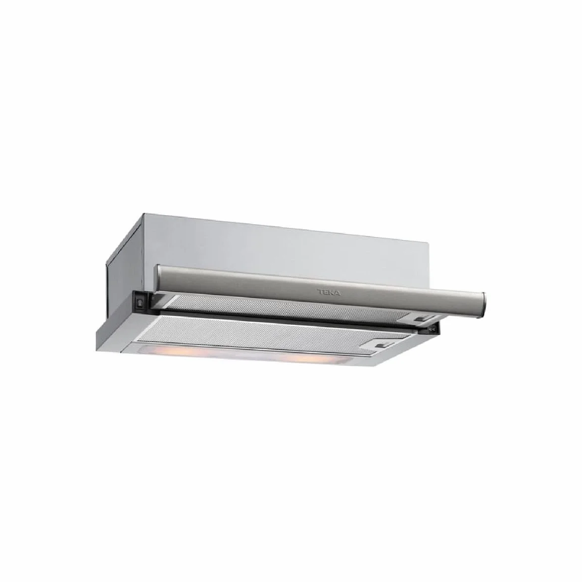 Teka TL 7420.2 okap kuchenny 70 cm, wysuwany wyciąg kuchenny, 2 prędkości + intensywny, teleskopowy lub ekstra płaski, mechaniczne pokrętła i oświetlenie LED, kolor stali nierdzewnej