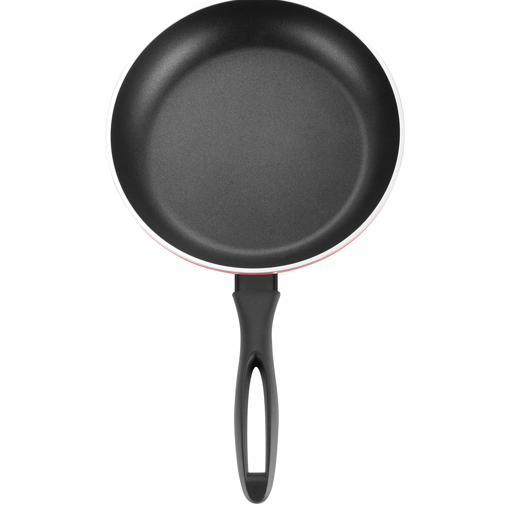Fagor Maxima Zestaw 8 garnków indukcyjnych 20-24 cm 2 szklane pokrywki 3 patelnie 18-20-24 cm Rondel 16 cm Kute aluminium nieprzywierające bez PFOA Czerwony