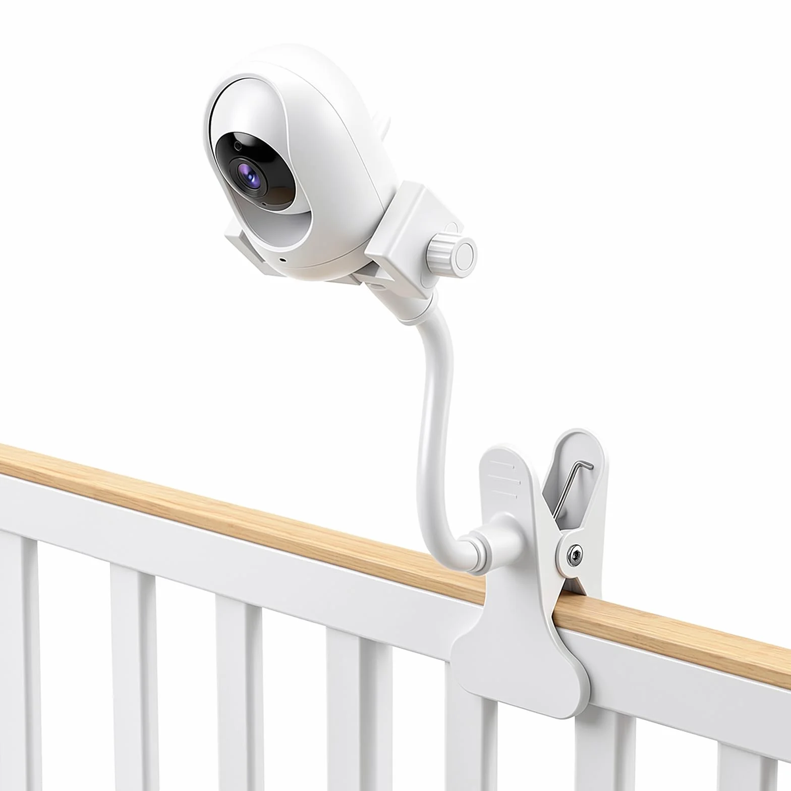 DESPOINA Elastyczny Uchwyt na Kamerę Dziecka, Uchwyt na Elektroniczną Niania Elektroniczną, Nie Wymaga Wiercenia, Uchwyt na Klips do Niani do Monitora Philips Avent Video Baby Monitor