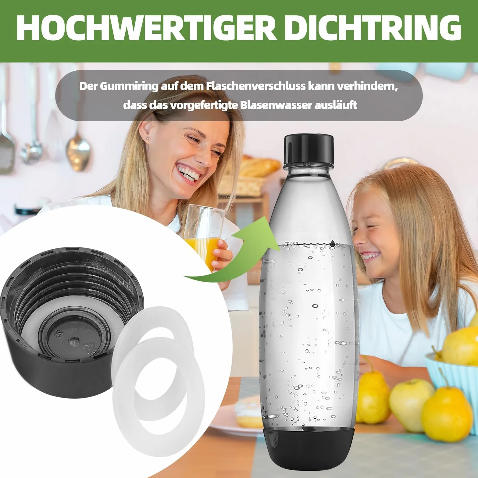 Uszczelka O-Ring Do Butelek PET Kompatybilna Z Sodastream D57 - Zamiennik, 10 sztuk
