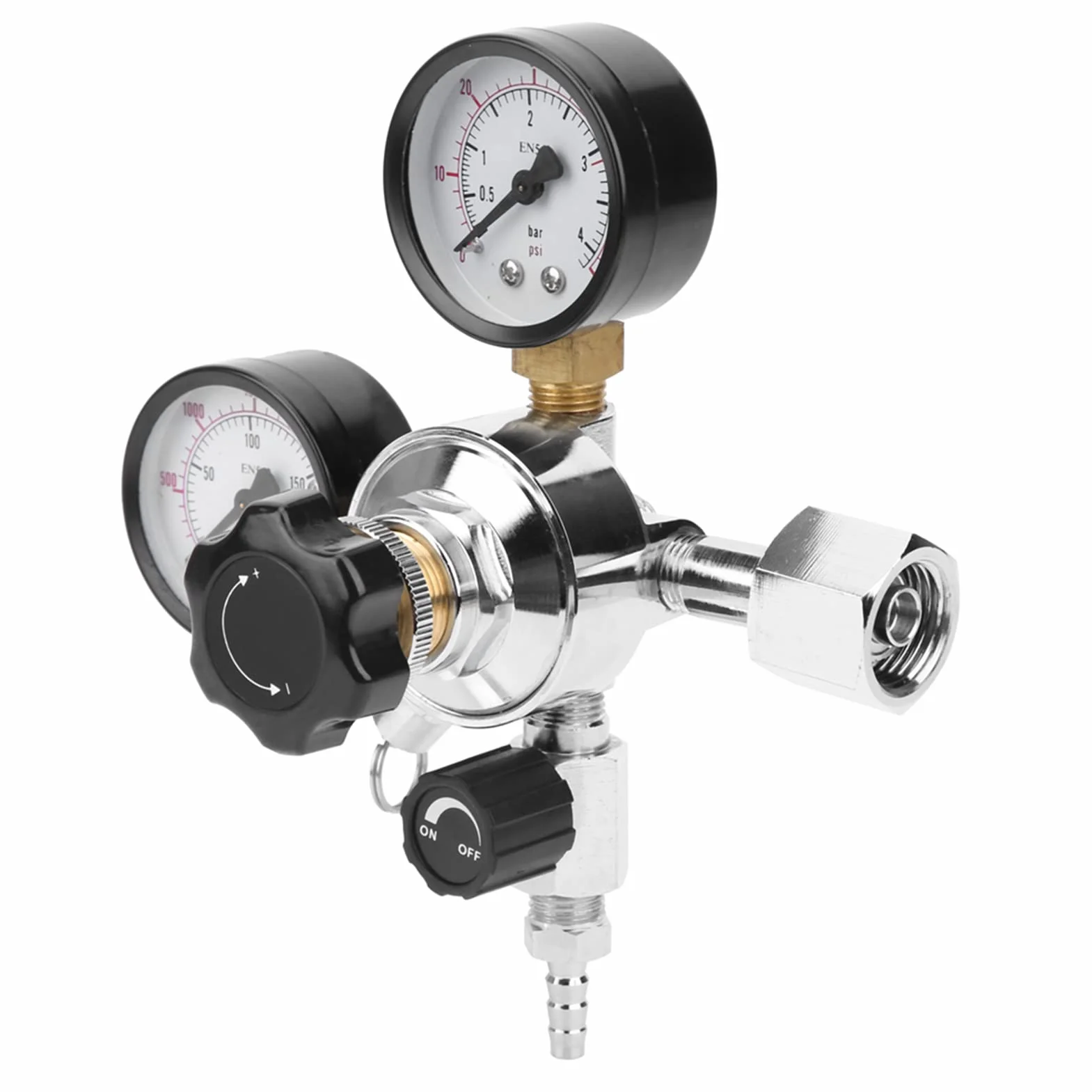 Adapter Keg Zbiornik Bezpieczeństwa Regulator Ciśnienia Co2 Piwo Beczka z Napojami Sodowymi Zawór Nadmiarowy Ciśnienie Domowe Warzenie Piwo Przewód Gazowy montaż W21.8 Ue Wtyczka