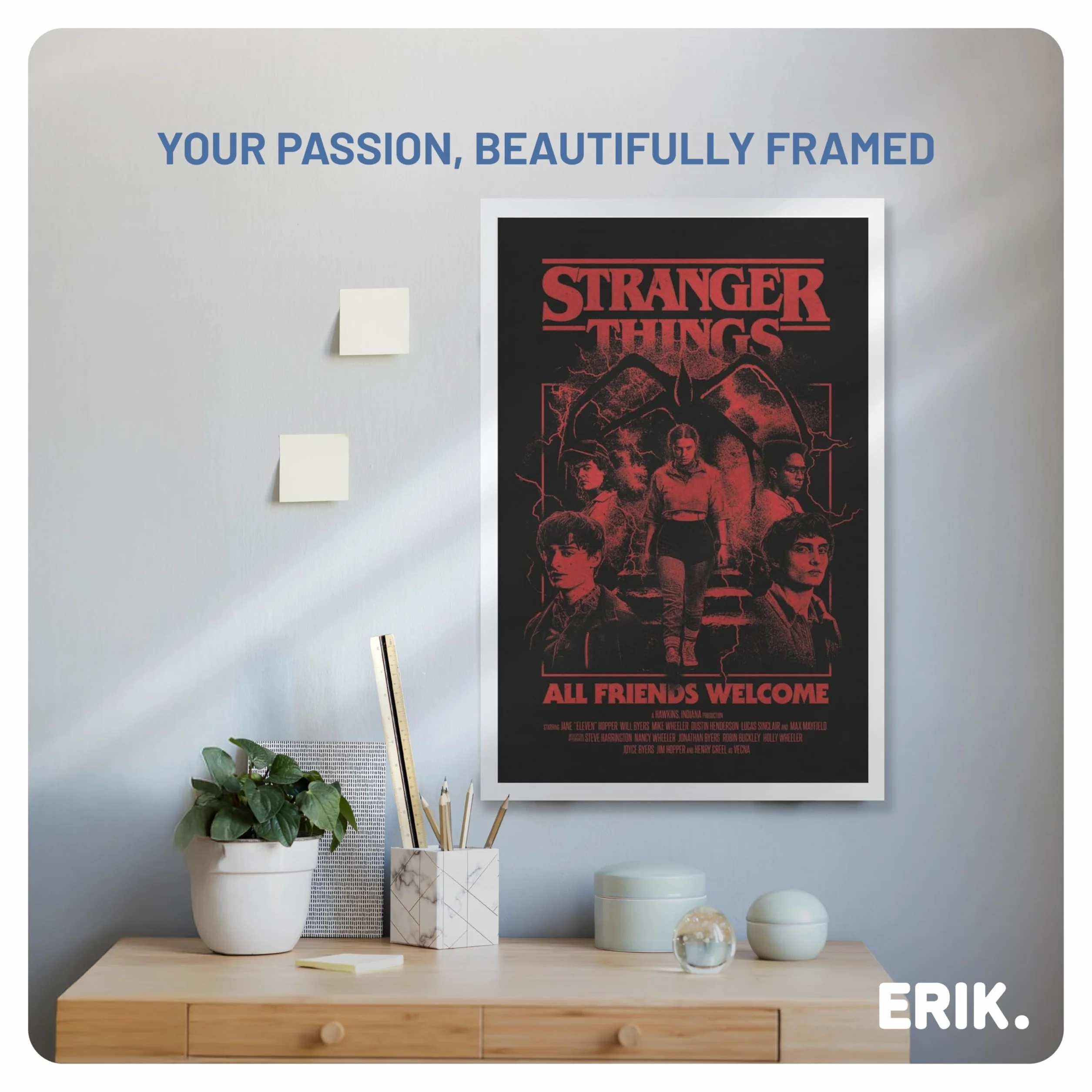 Grupo Erik Poster Frame 61 x 91.5cm - White Photo Frames Wall, Large Picture Frames, Family Photo Frame, Art Wall Decor - New Home Gifts, Home Decor Gifts