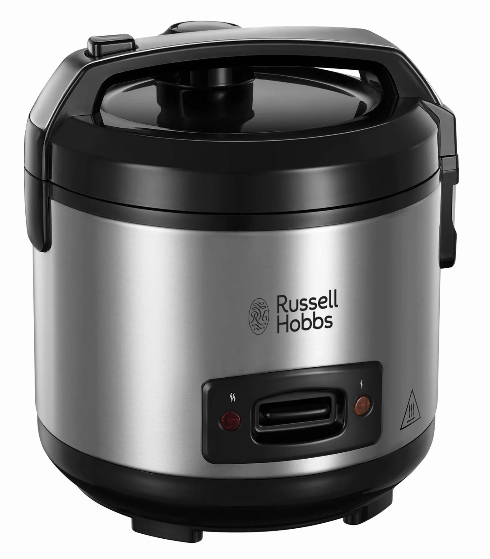 Russell Hobbs parowar i ryżowar, pojemność 1,2l, powłoka zapobiegająca przywieraniu, pokrywka ze szkła hartowanego, pokrywka antykondensacyjna, nienagrzewające się uchwyty, moc 500W, biały, 27080-56