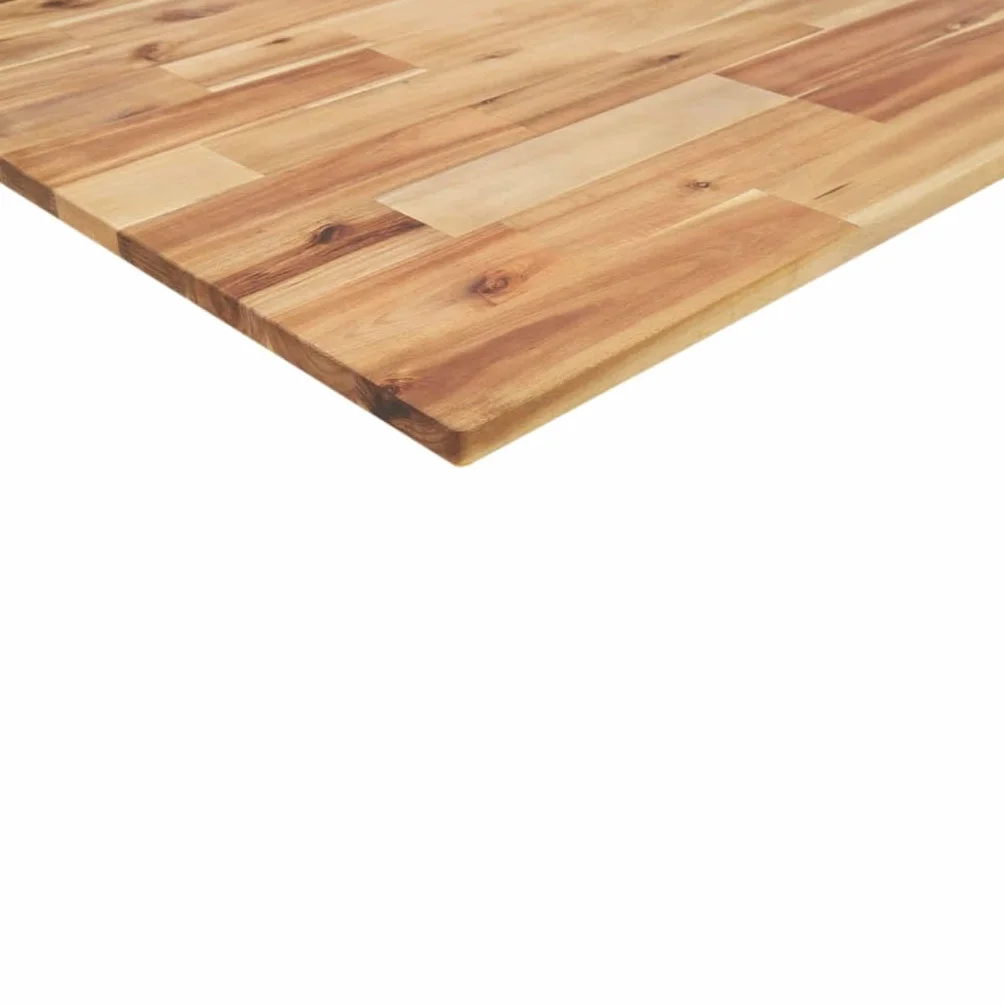 Zestaw 3 półek wiszących, 40 x 30 x 2 cm, lite drewno akacjowe, olejowane, regał ścienny do łazienki, sypialni, uniwersalna organizacja ścienna
