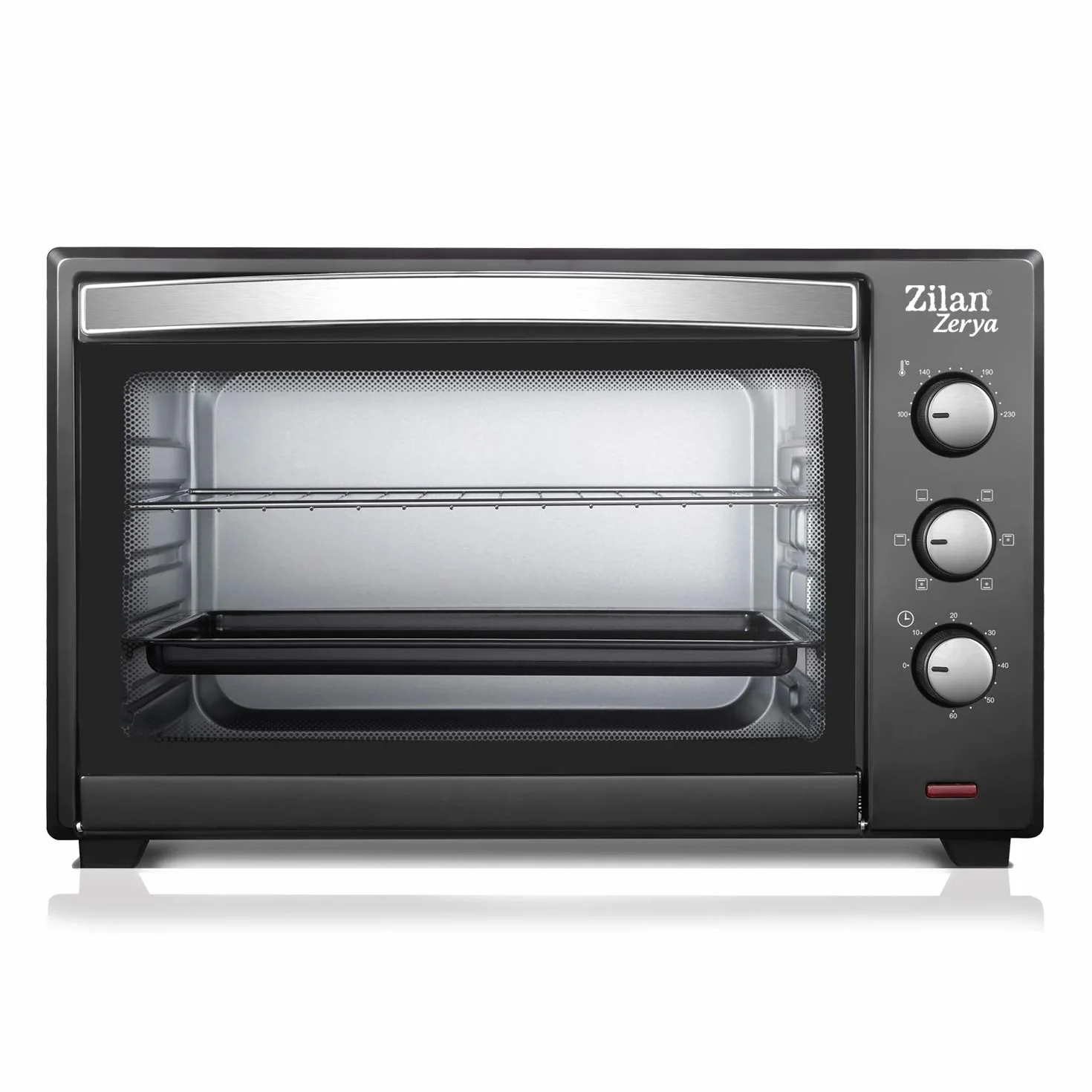 Zilan, elektryczny piec konwekcyjny Zerya, wielofunkcyjny 45L, programowalny 230°, timer 60 min, automatyczne wyłączanie, 2000 W
