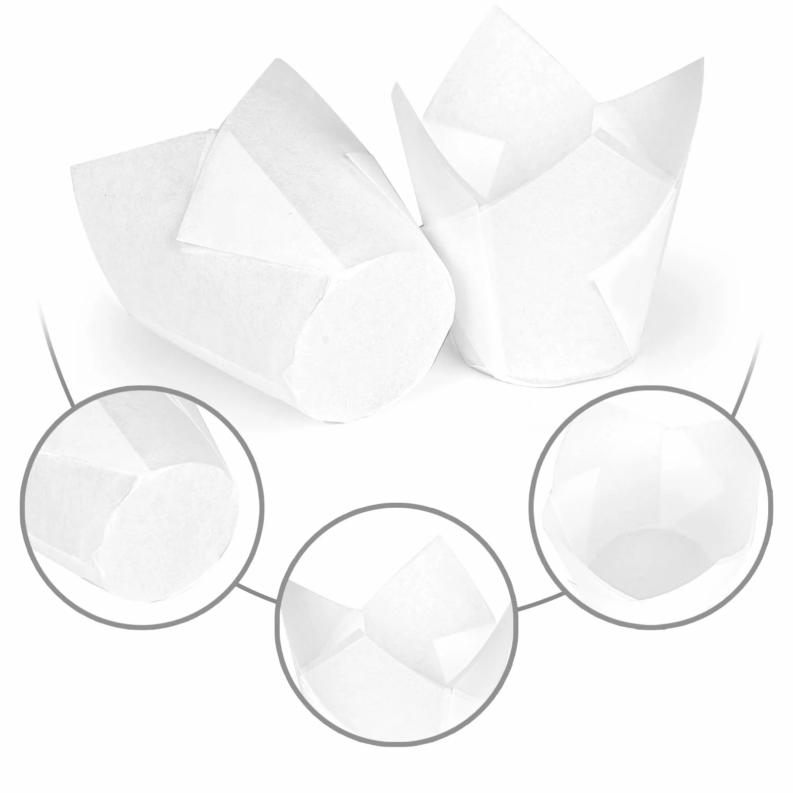 Tulipanowe wkładki do babeczek, foremki do pieczenia muffinek, wysokiej jakości kubki do pieczenia, owijki do babeczek, świąteczne foremki do babeczek, na wesela, urodziny, rocznice i specjalne okazje