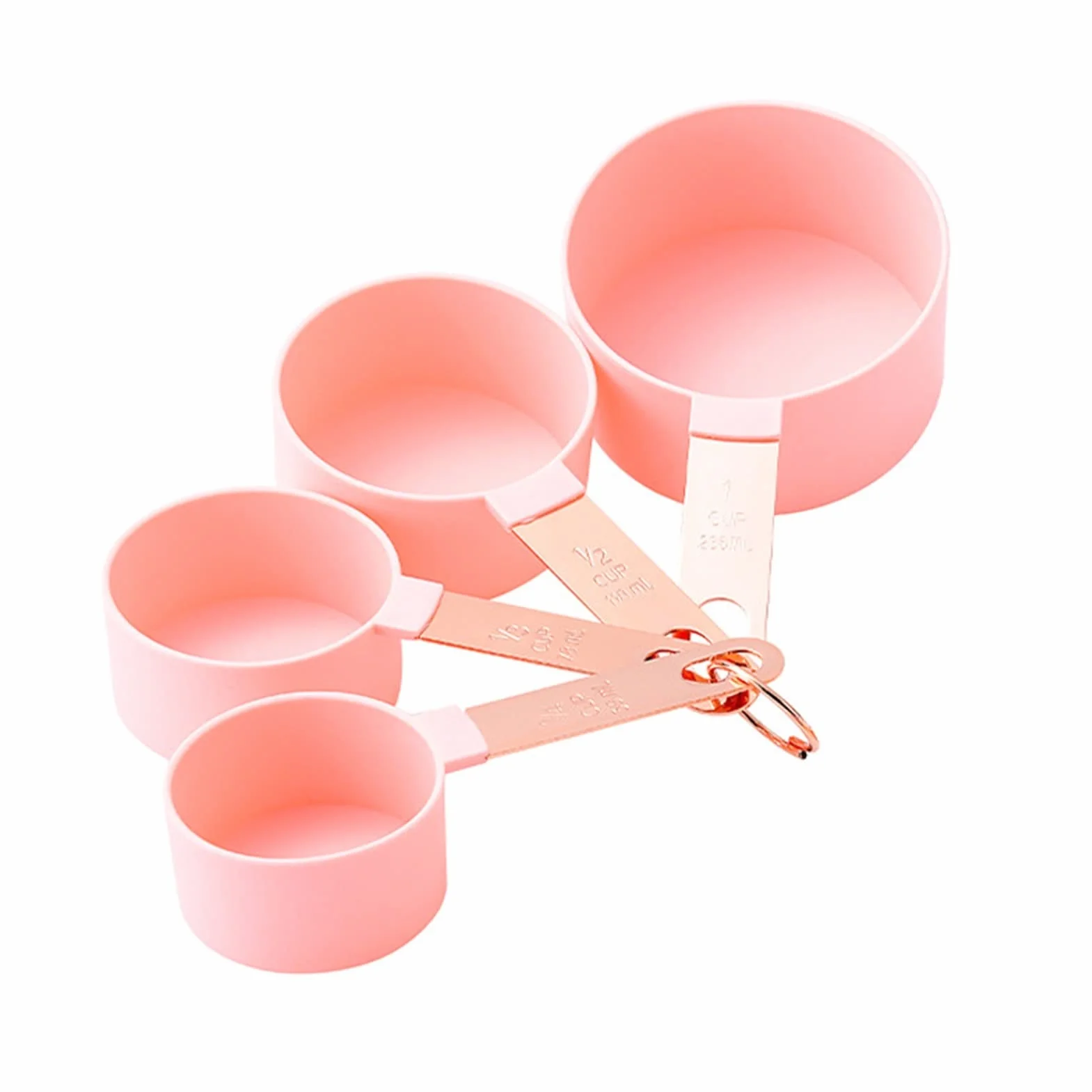 Pieczenie w kuchni Akcesoria kuchenne Zestaw miarek do kawy i herbaty Trwały kubek miarowy ze stali nierdzewnej Zestaw narzędzi pomiarowych (kolor: duży2) (duży1)