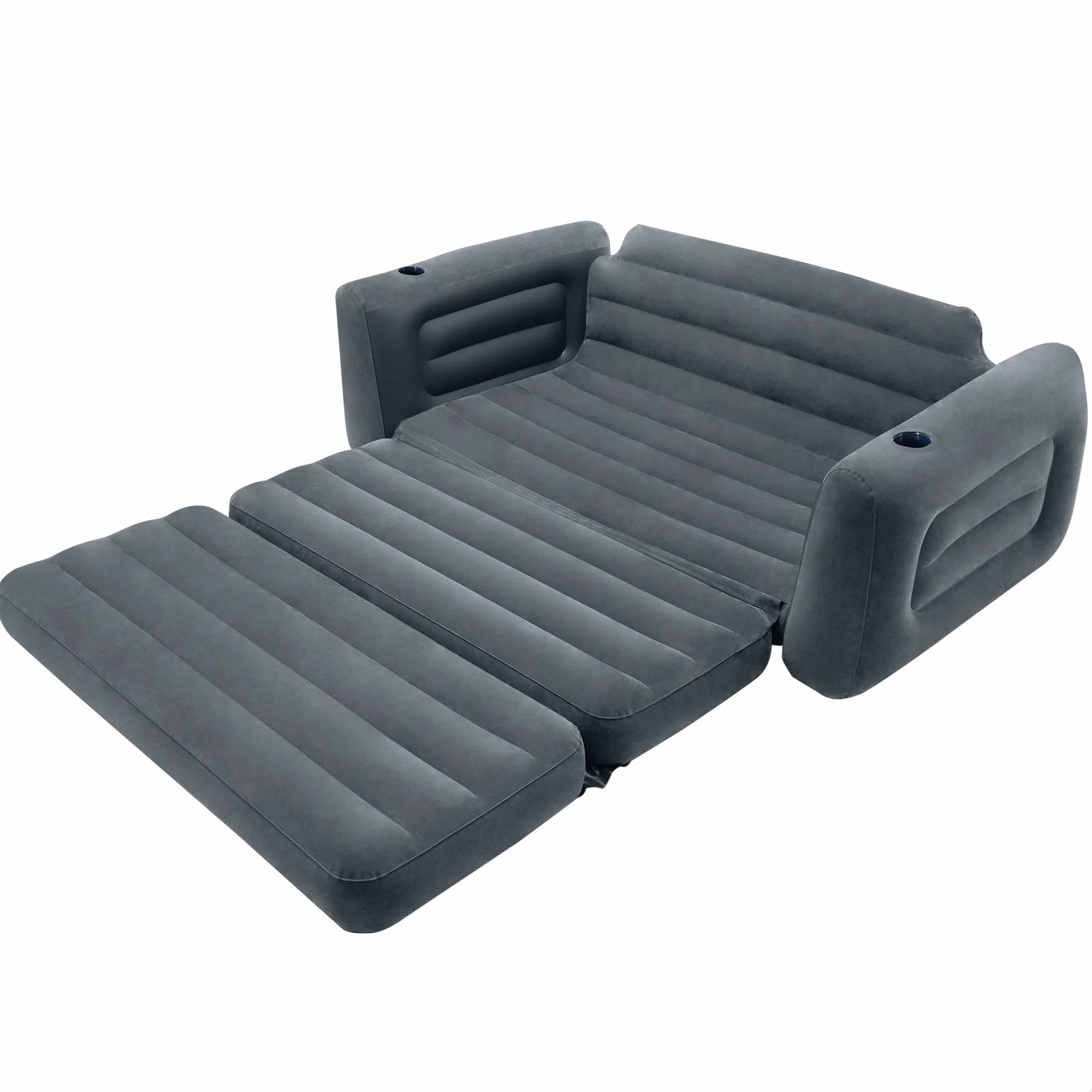 Intex Sofa Rozkładana, Czarny, 203 x 224 x 66 cm
