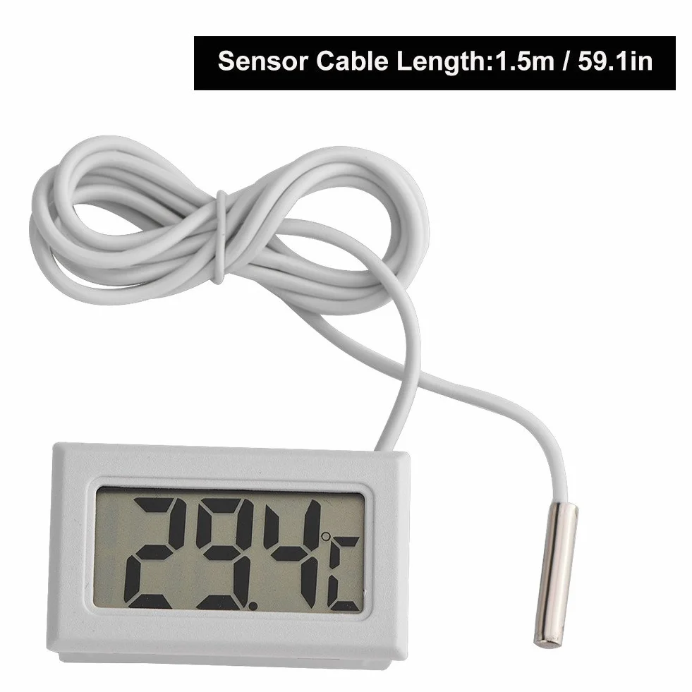 Termometr cyfrowy LCD mini miernik temperatury czujnik sondy