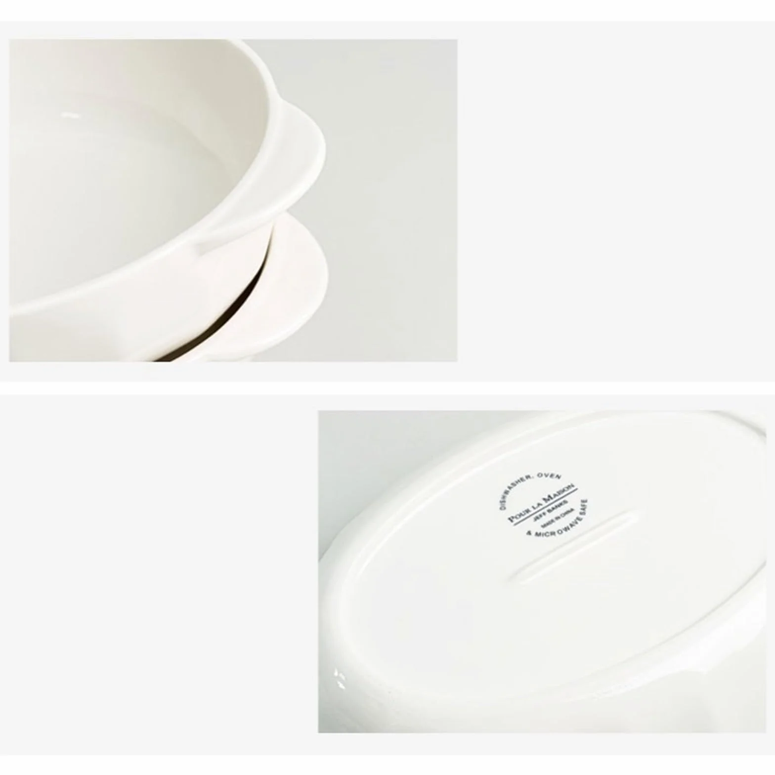 Podszkliwne ceramiczne podwójne uszy naczynia do pieczenia sera, owalne naczynie do pieczenia o dużej pojemności danie do pieczenia sera