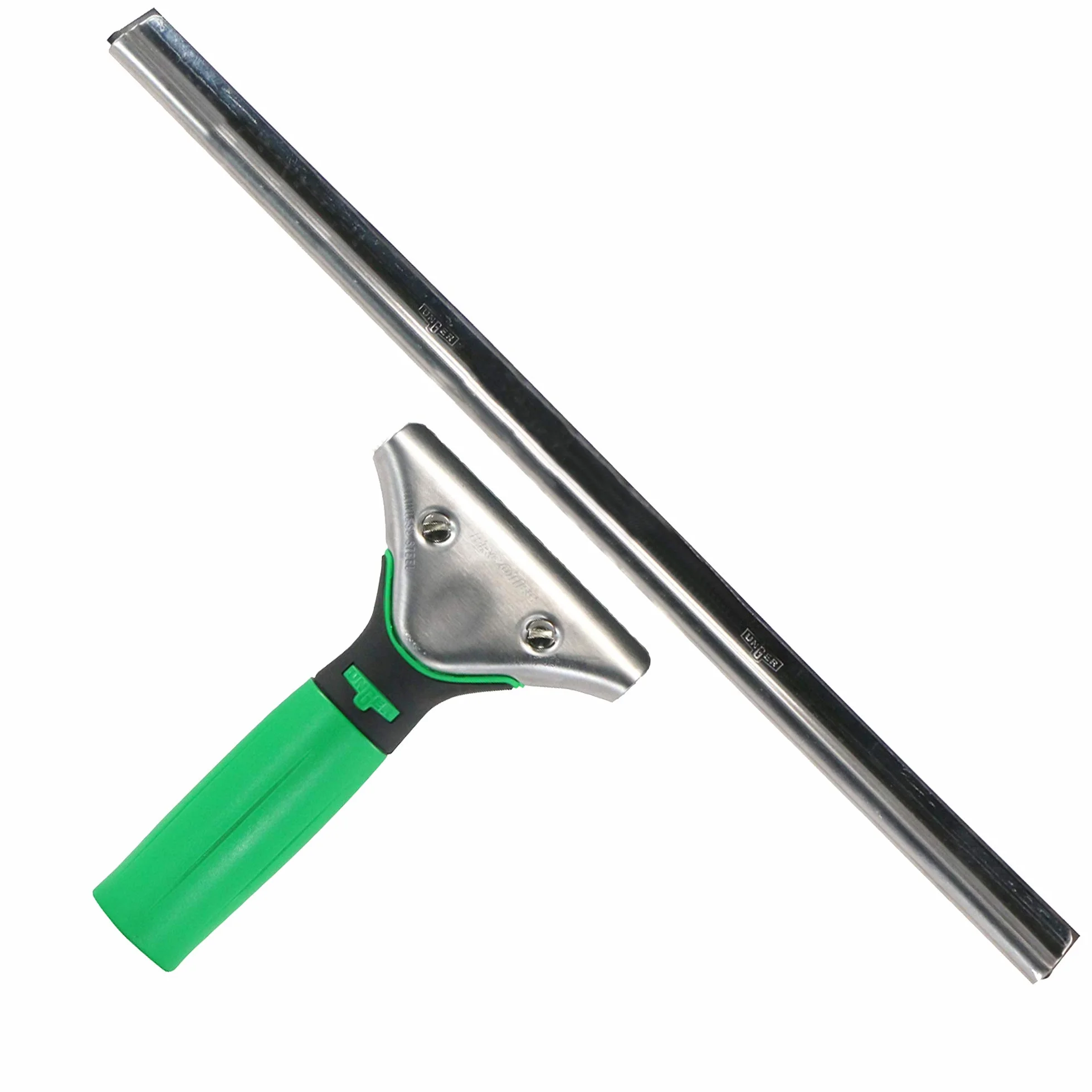 UNGER ErgoTec Hard ES45H myjka do okien (długość 45 cm, twarda guma wycieraczek, idealna do ciepłych temperatur)