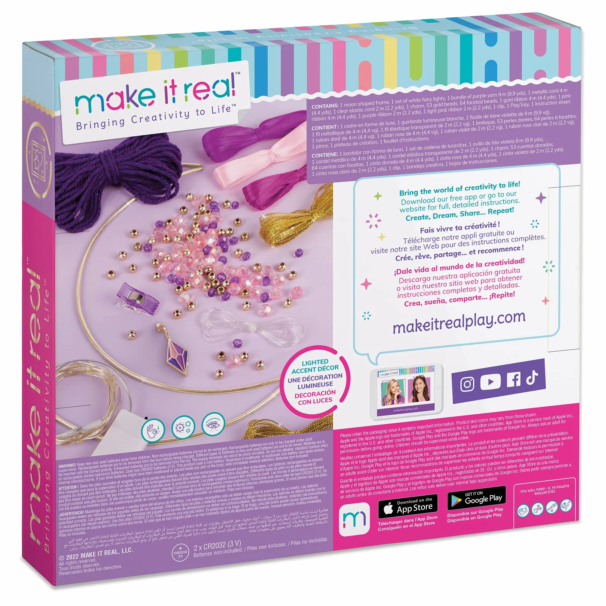 Make It Real Skylight Moon Dream Catcher Fairy Lights