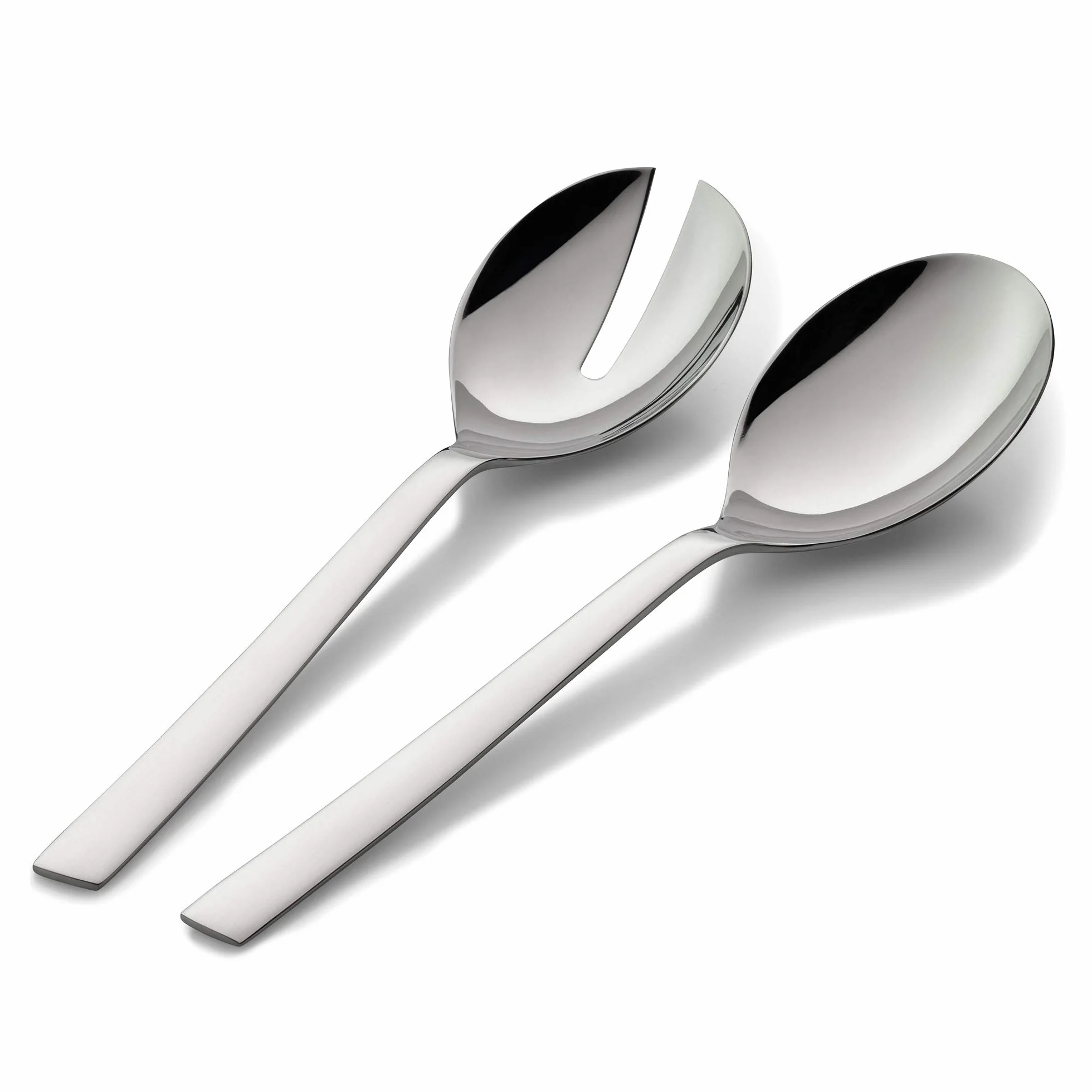 WMF Nuova 3-częściowy zestaw misek do sałatek, stal nierdzewna, 30 cm, z miską do sałaty, polerowana stal nierdzewna Cromargan, porcelana, nadaje się do mycia w zmywarce