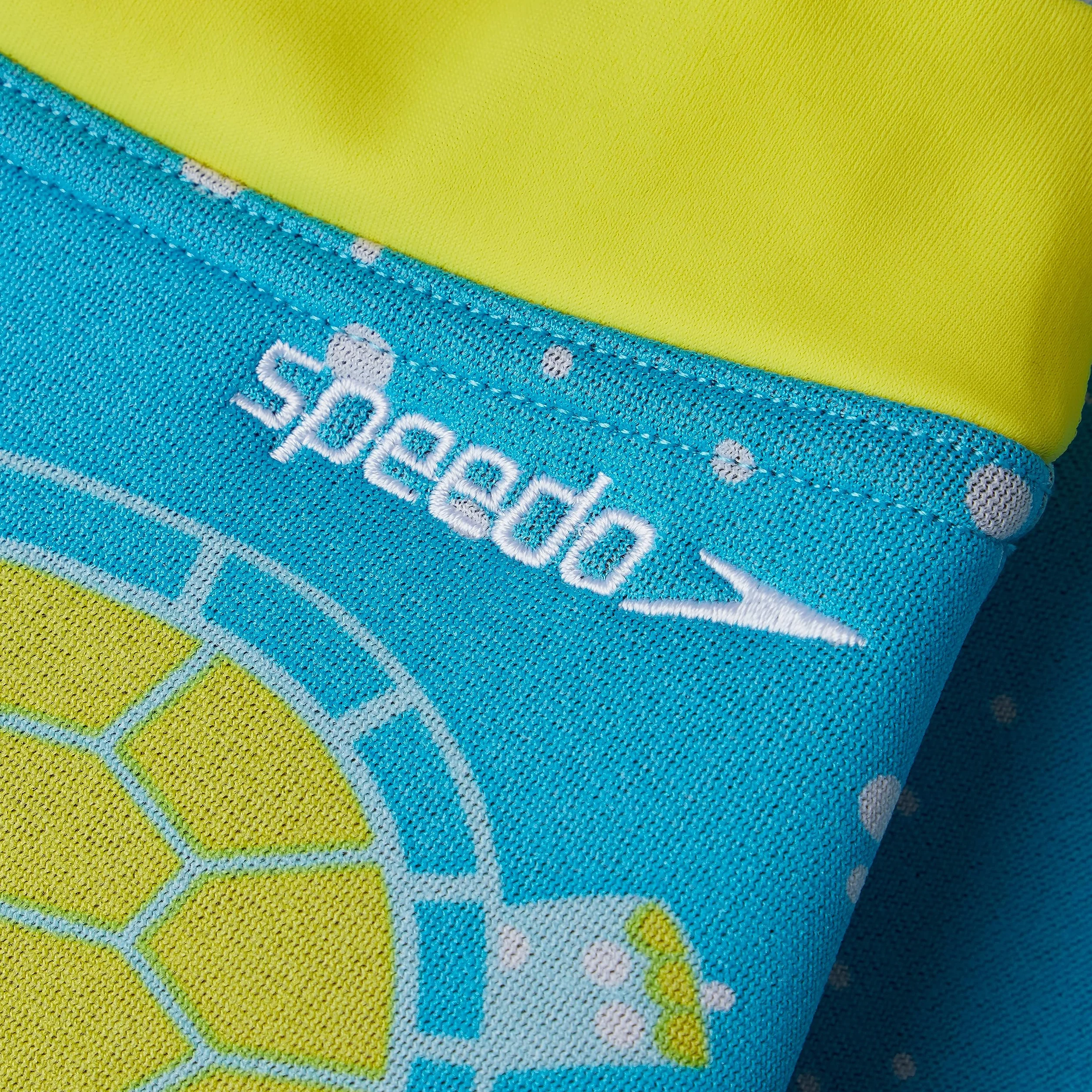 Speedo Niemowlę dziecięcy Tommy Turtle pokrowiec na pieluchę, turkusowy/jasnożółty/morski niebieski/mango/biały, 9-12 miesięcy