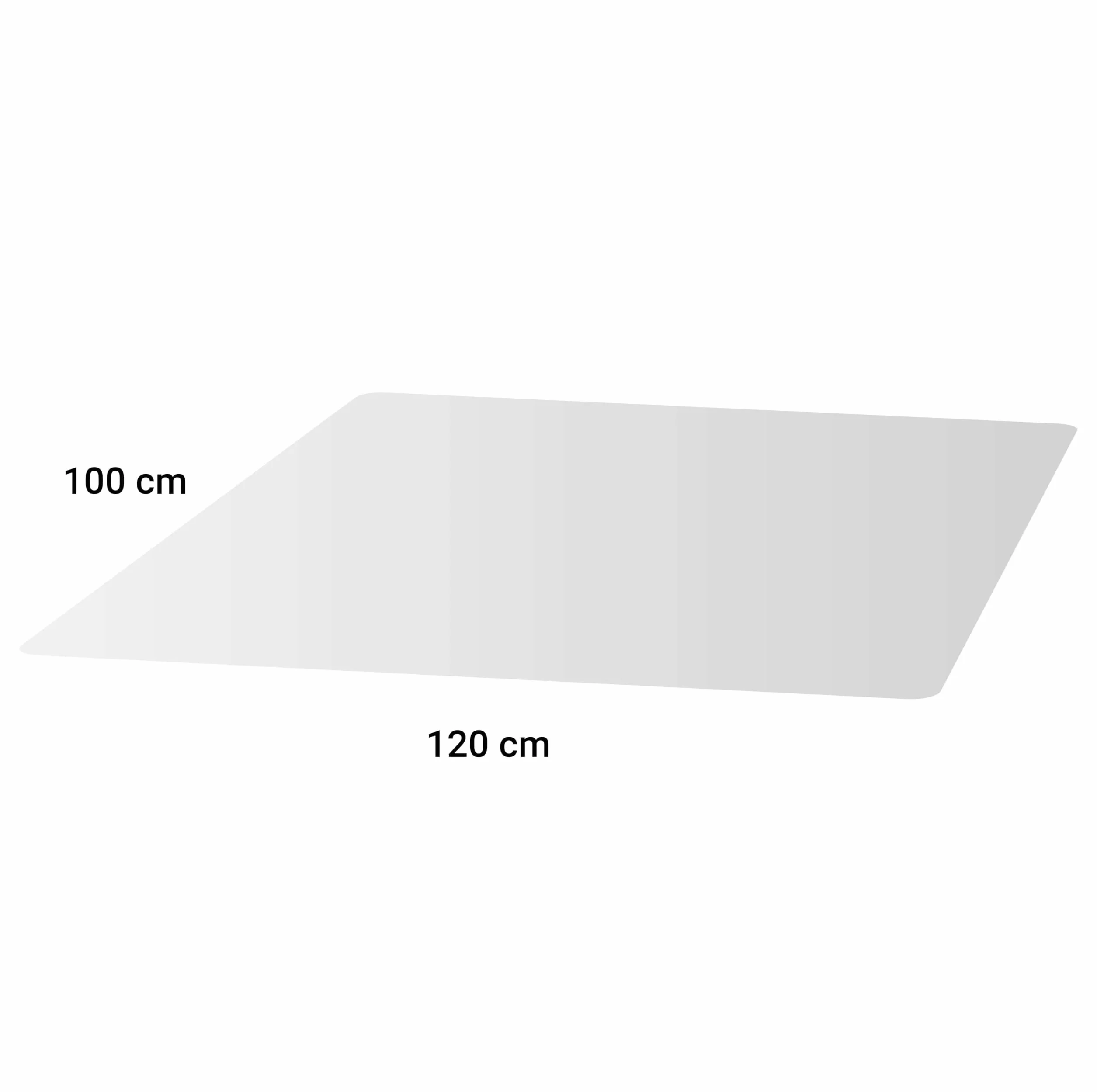 Folia ochronna, naklejka pod krzesło, samoprzylepna, przezroczysta mata ochronna (100 x 120 cm)