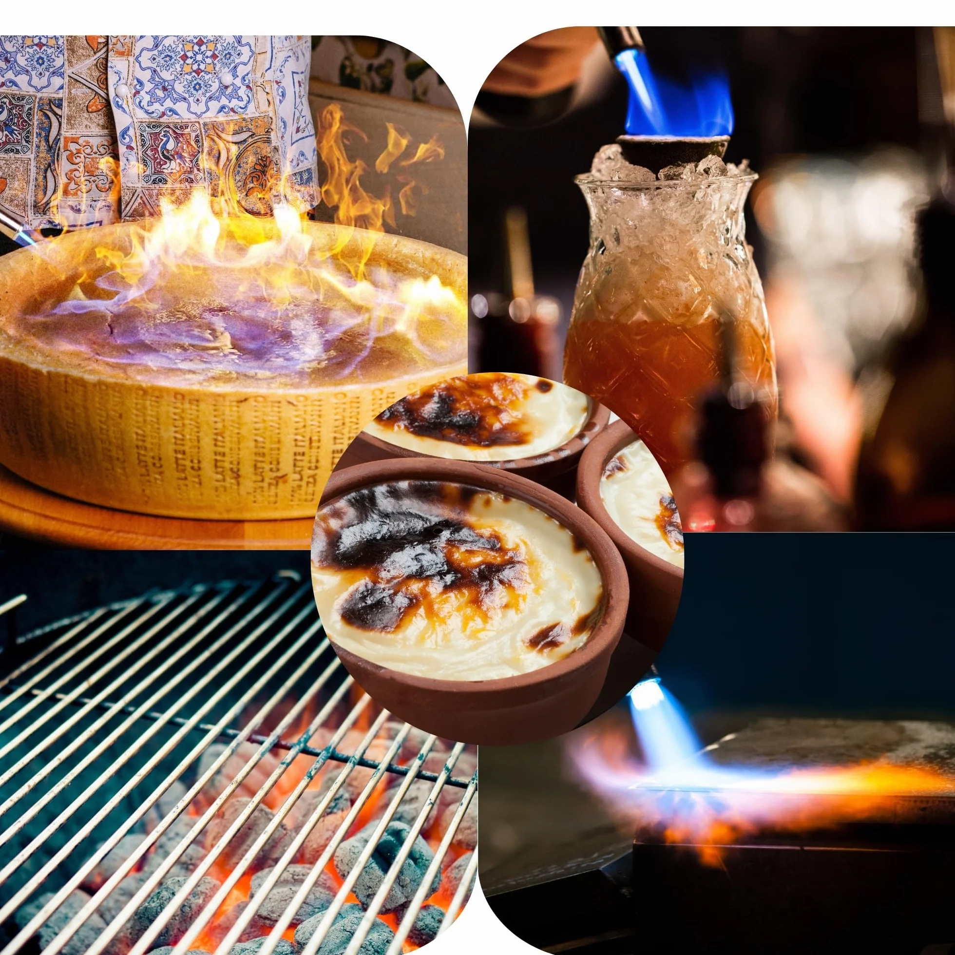 DIVID® Bunsena palnik kuchenny, palnik do deserów, palnik Créme Brulee, palnik lutowniczy z zamkiem zabezpieczającym, do kuchni, na kemping, do aktywności na świeżym powietrzu