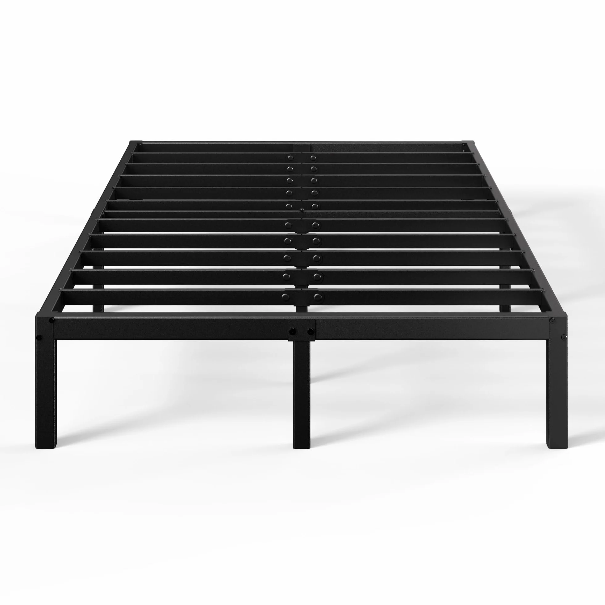 Zinus Rama łóżka z metalową platformą Elias 36 cm wysoki uchwyt uchwyt stalowy uchwyt łatwy montaż