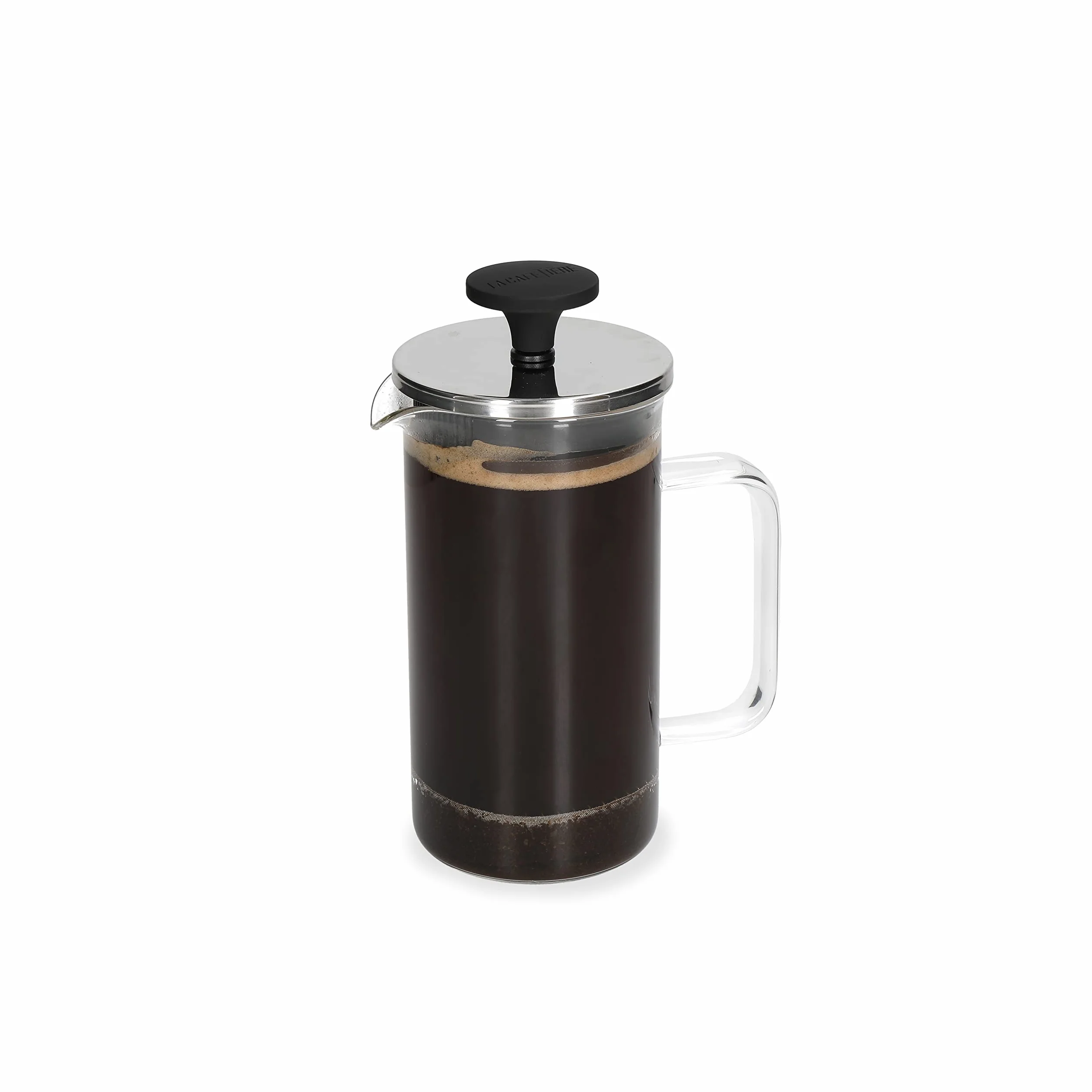 La Cafetière Cafetière całkowicie szklany ekspres do kawy French Press, LCGLCAFE3CP, przezroczysty