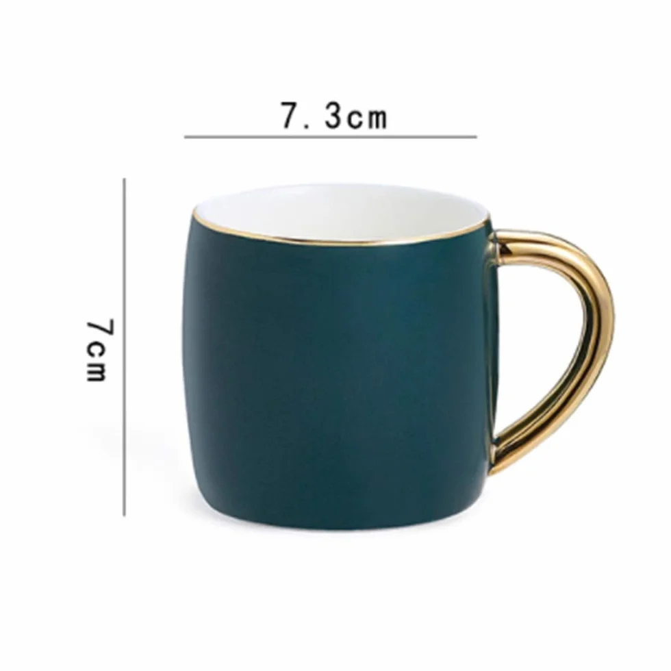 XINGYU Zestawy do herbaty 6-częściowa filiżanka i taca do kawy popołudniowa herbata naczynia do picia zestaw do kawy 8 sztuk w stylu nordyckim glazurowana porcelana serwis do kawy i herbaty na imprezę i kolację do domu