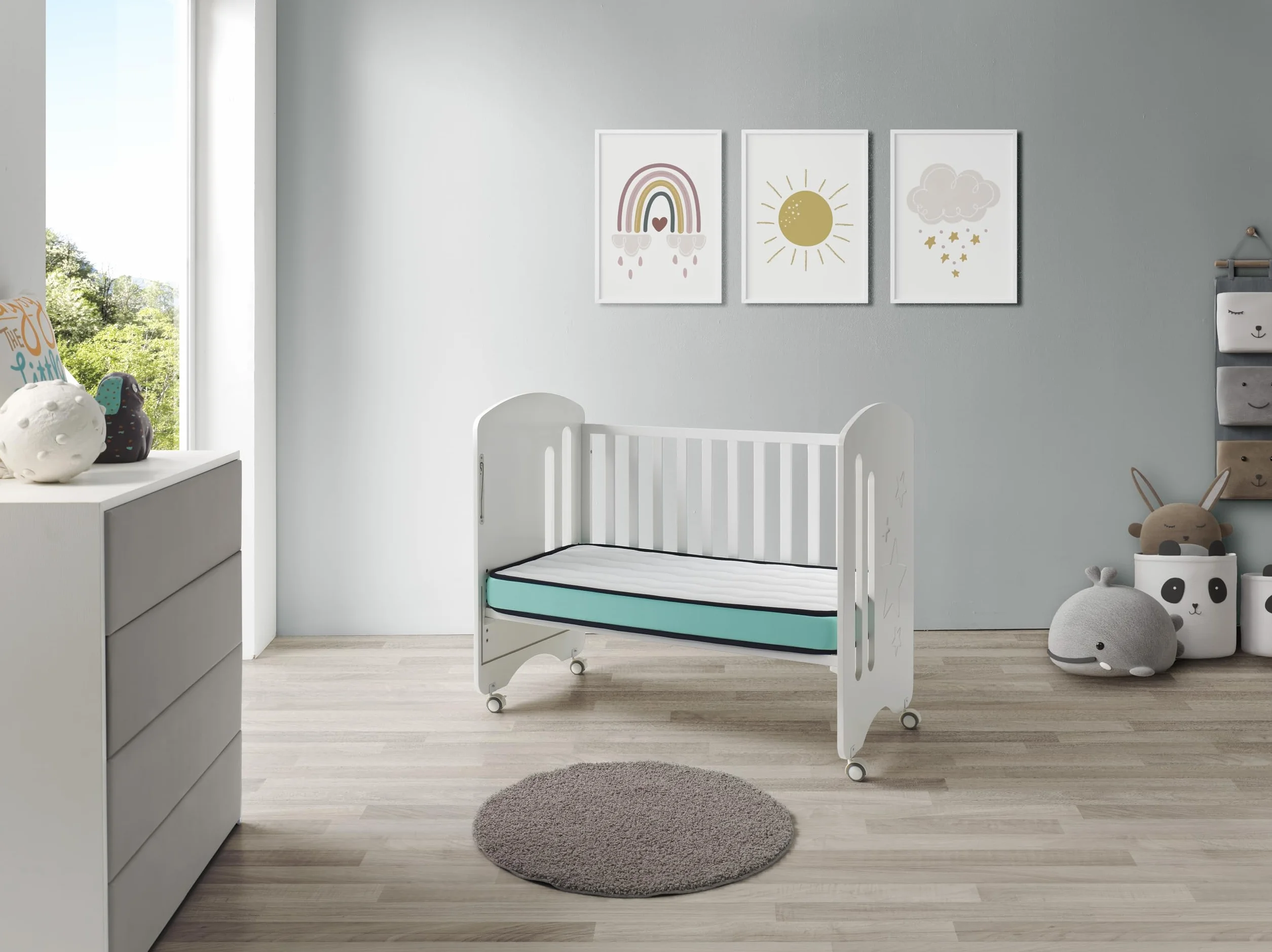 DREAMDI Materac łóżeczkowy 60X120X11 CM Comfort Baby - oddychający, ergonomiczny