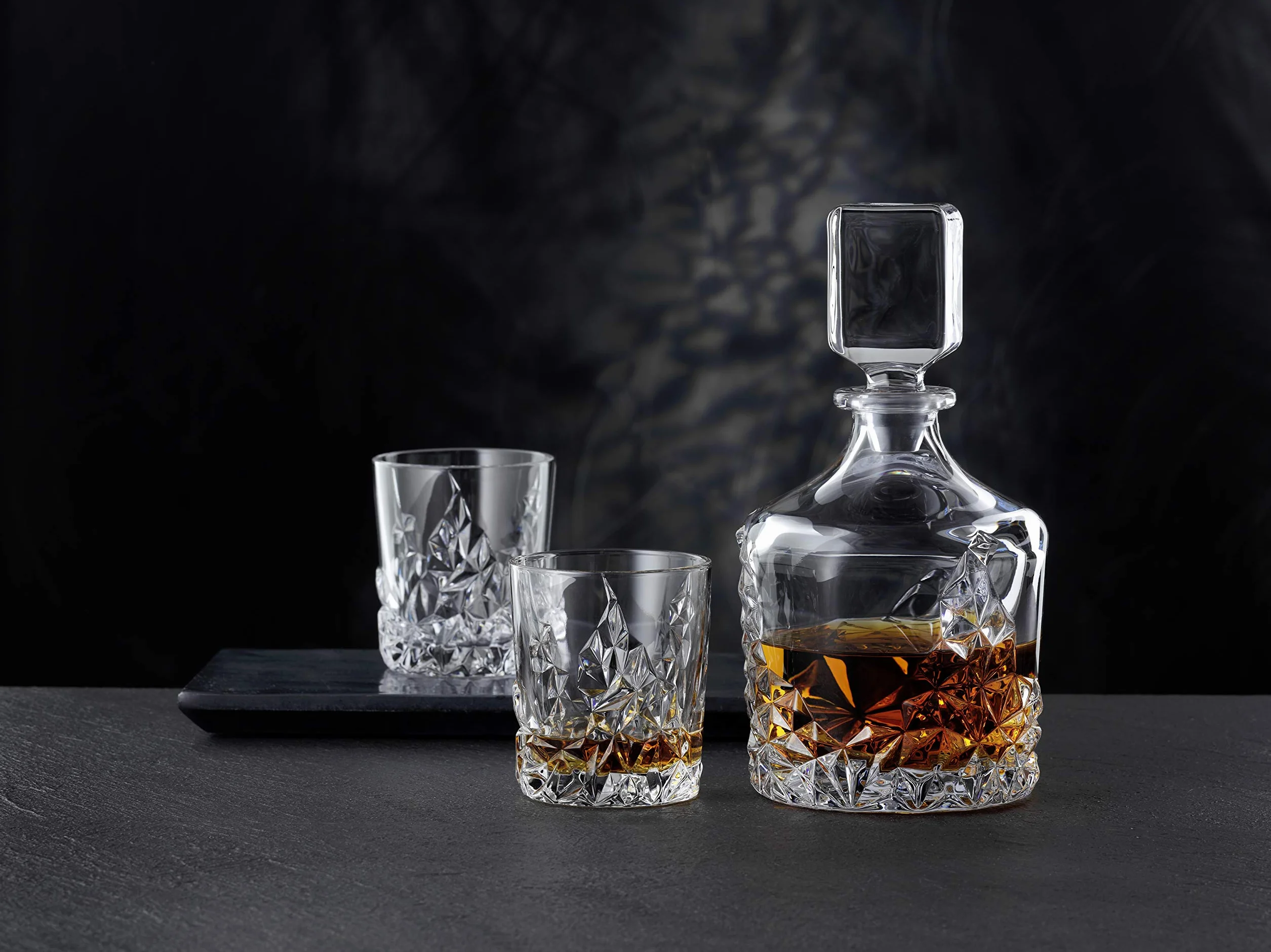 Spiegelau & Nachtmann Zestaw 4 szklanek do whisky, zestaw do whisky, kryształ, przezroczysty.
