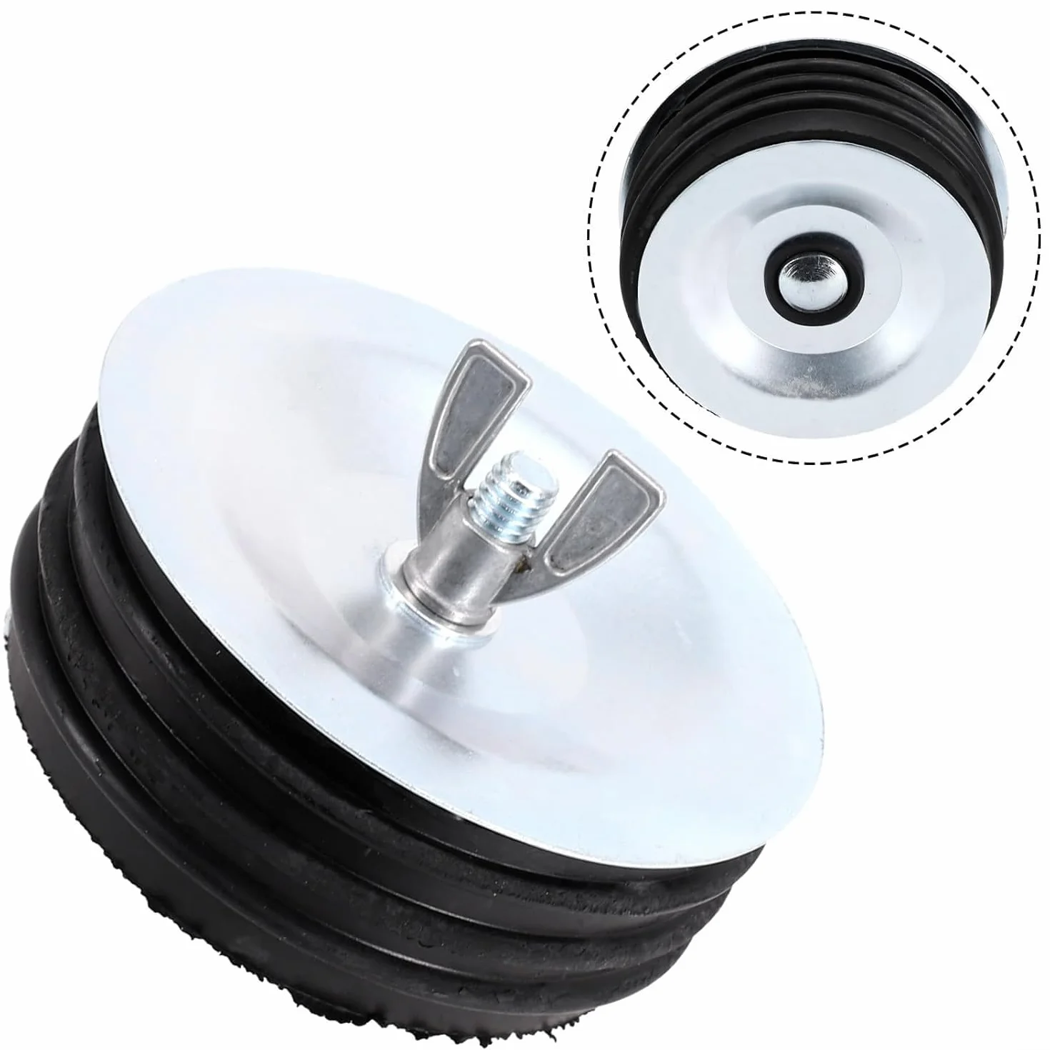 Gumowa zatyczka do rur do czyszczenia kanalizacji, zaślepka rury rozprężnej do zlewu kuchennego i odpływu basenu