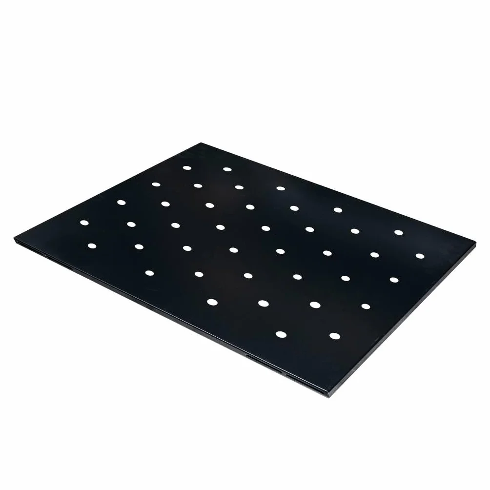 Półka stała RACK 1U 48,5x50 cm czarna MEGA-M do szaf 800 mm