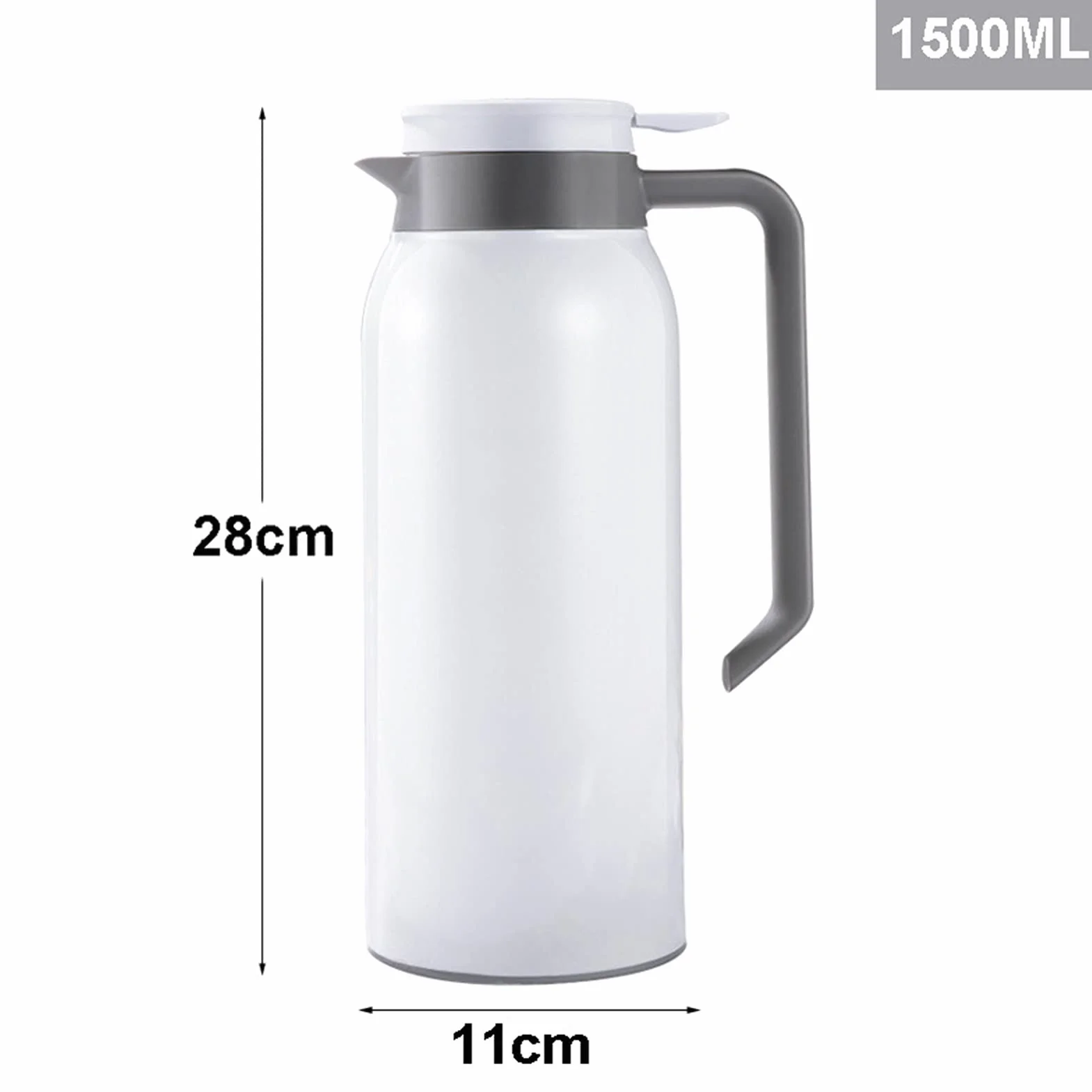 Termiczna karafka pojemnik izolacyjny 1500 ml stal nierdzewna termiczne karafki do kawy podwójna ścianka izolowany próżniowy termos do kawy herbata butelka na wodę termiczna karafka na kawę (kolor: niebieski)