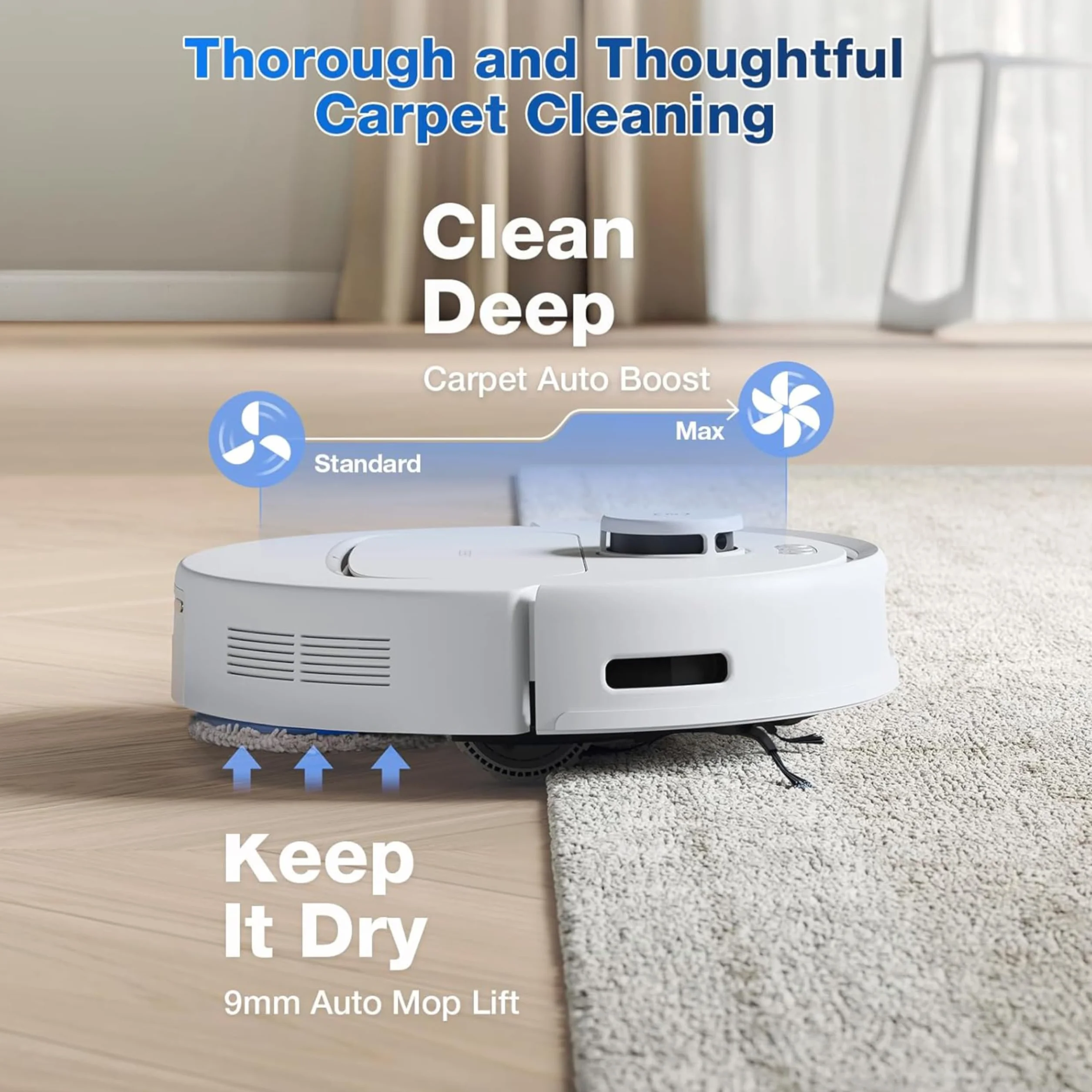 Ecovacs N30 PRO OMNI WHITE Robot Odkurzający