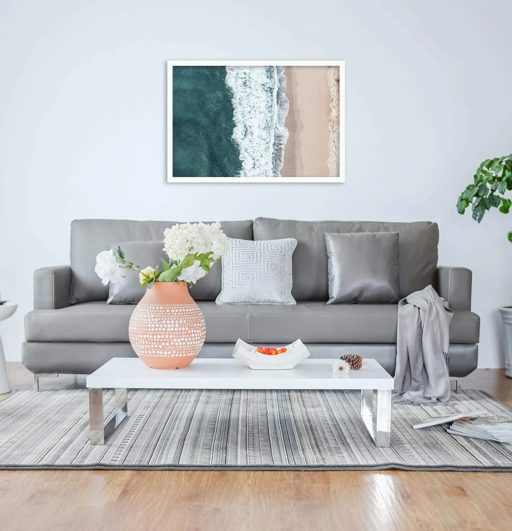 Ramka Maxi plakat 61 x 91,5 cm biały